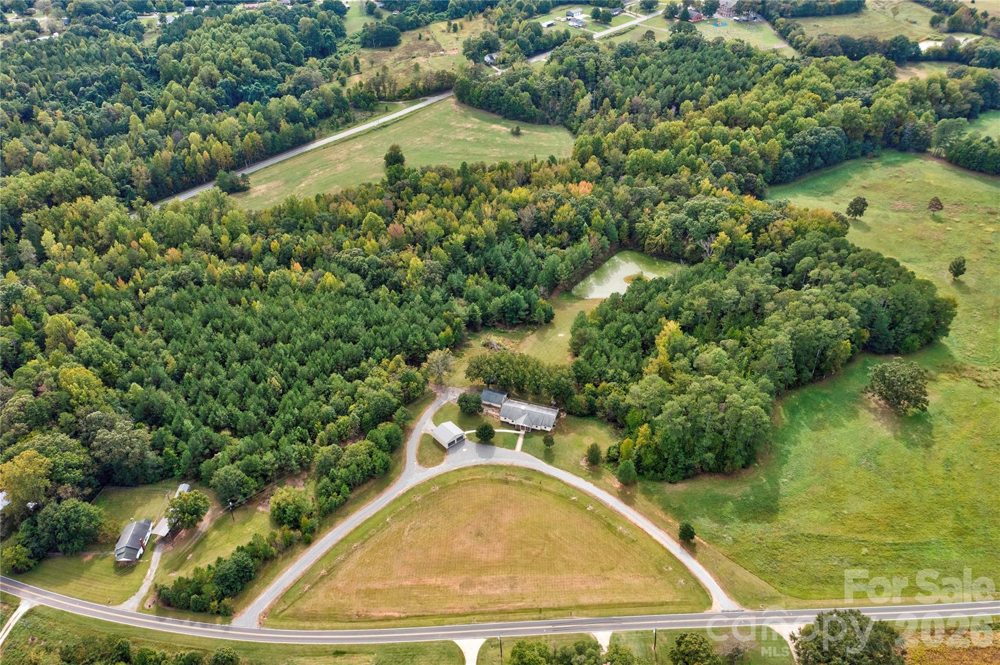 Aerial View - 129 Church View Drive, Lawndale