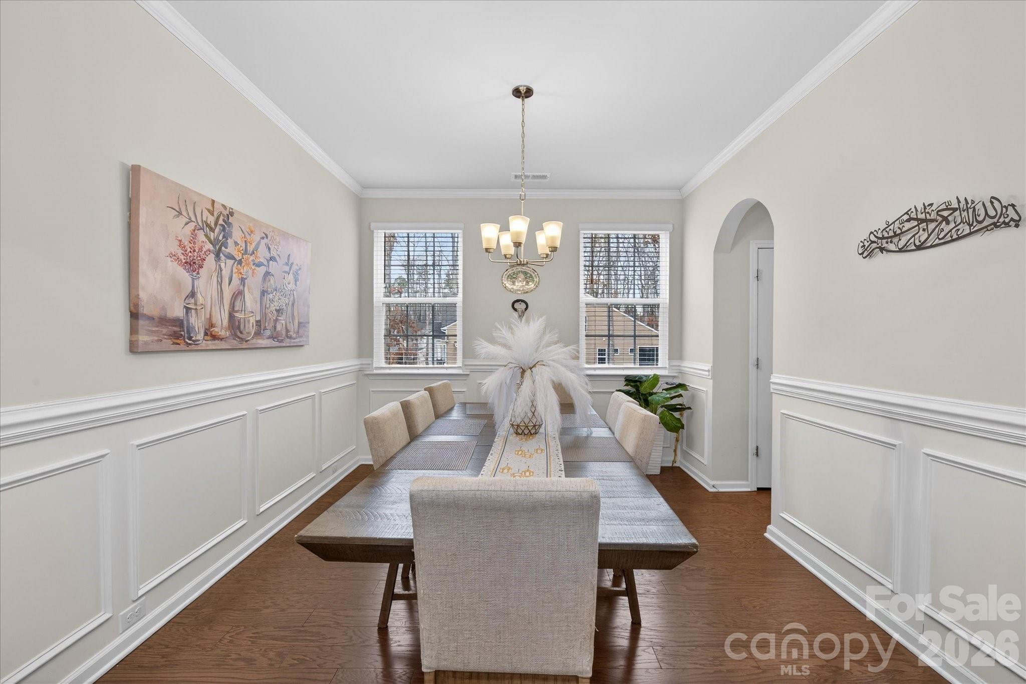 Dining Room - 13017 Cinnamon Fern Lane, Mint Hill