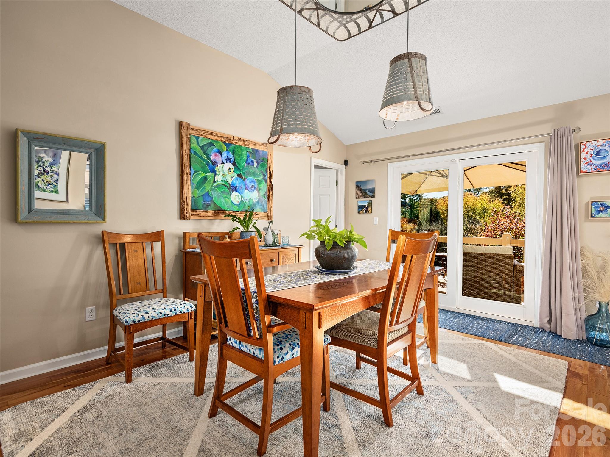Dining Room with Outdoor Access - 23 Old Applewood Lane, Hendersonville