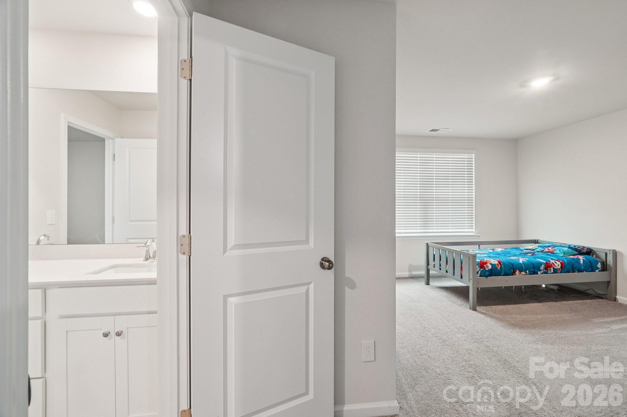 2nd Floor Bedroom + Bathroom (Bedroom 2) - 299 Hamptons Cove Road, Troutman