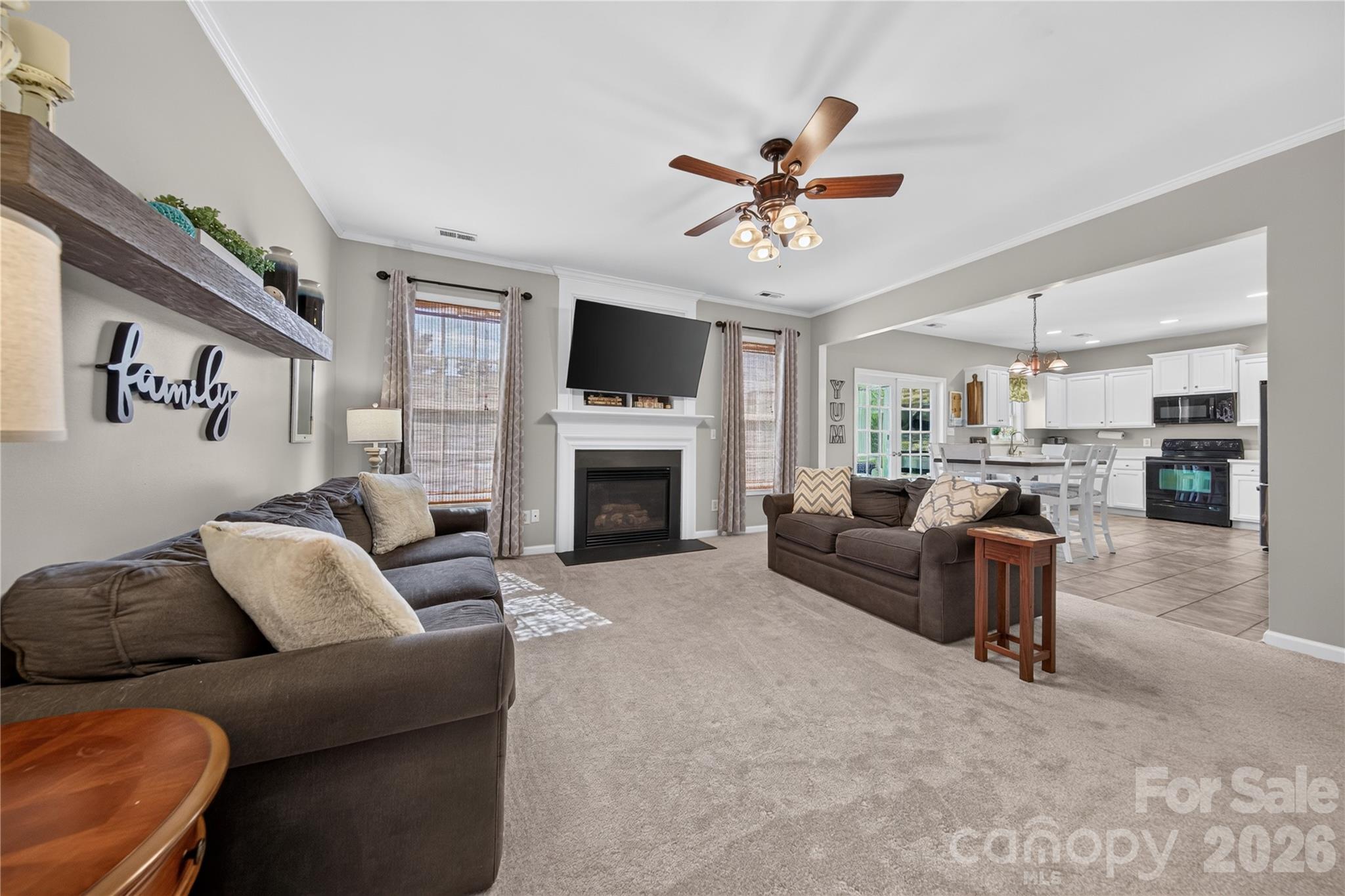 New carpet has been installed in Great Room and the entire 2nd Floor - 5725 Lindley Crescent Drive, Indian Trail