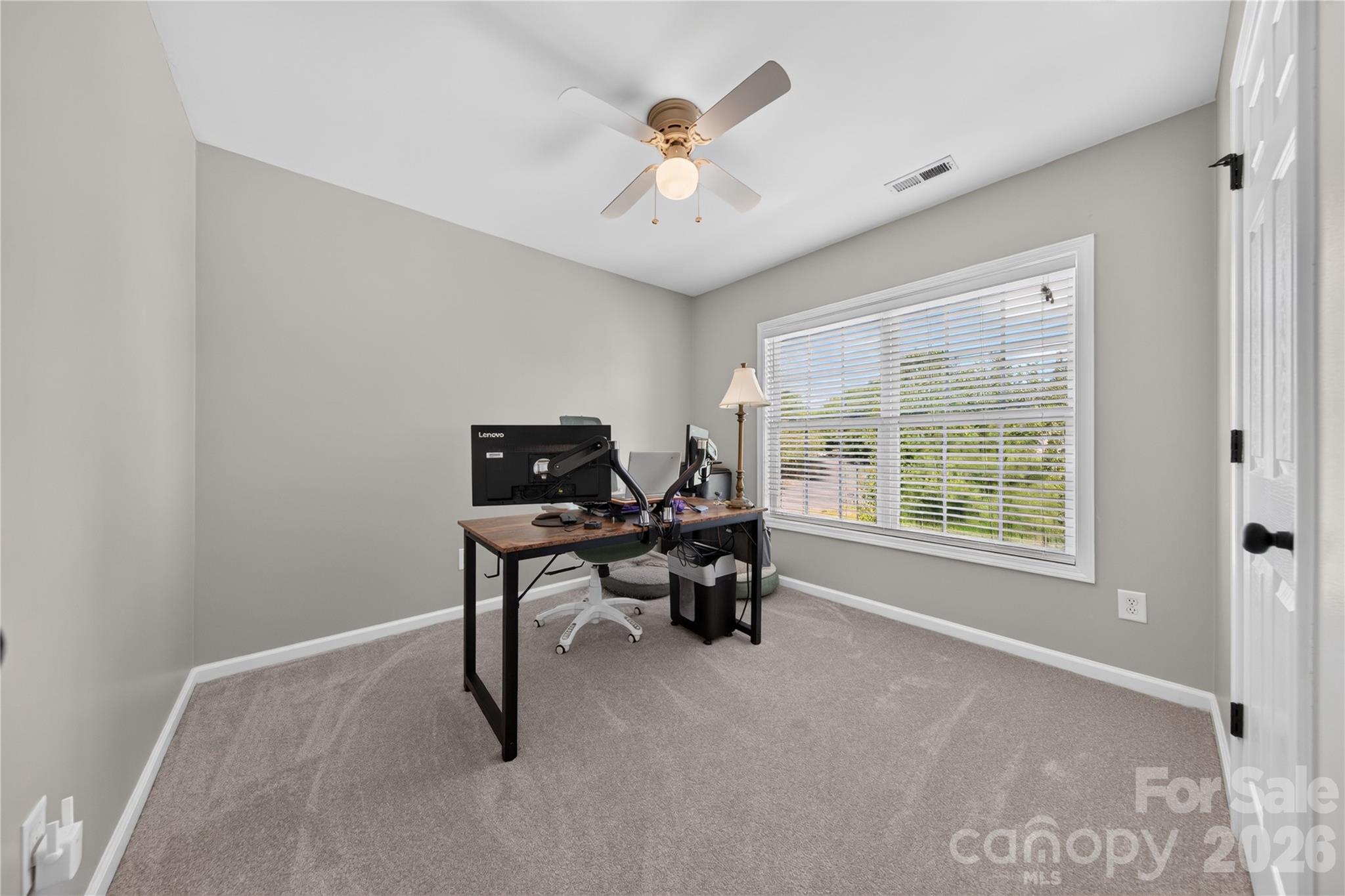 Secondary upstairs bedroom/office at front of the house - 5725 Lindley Crescent Drive, Indian Trail