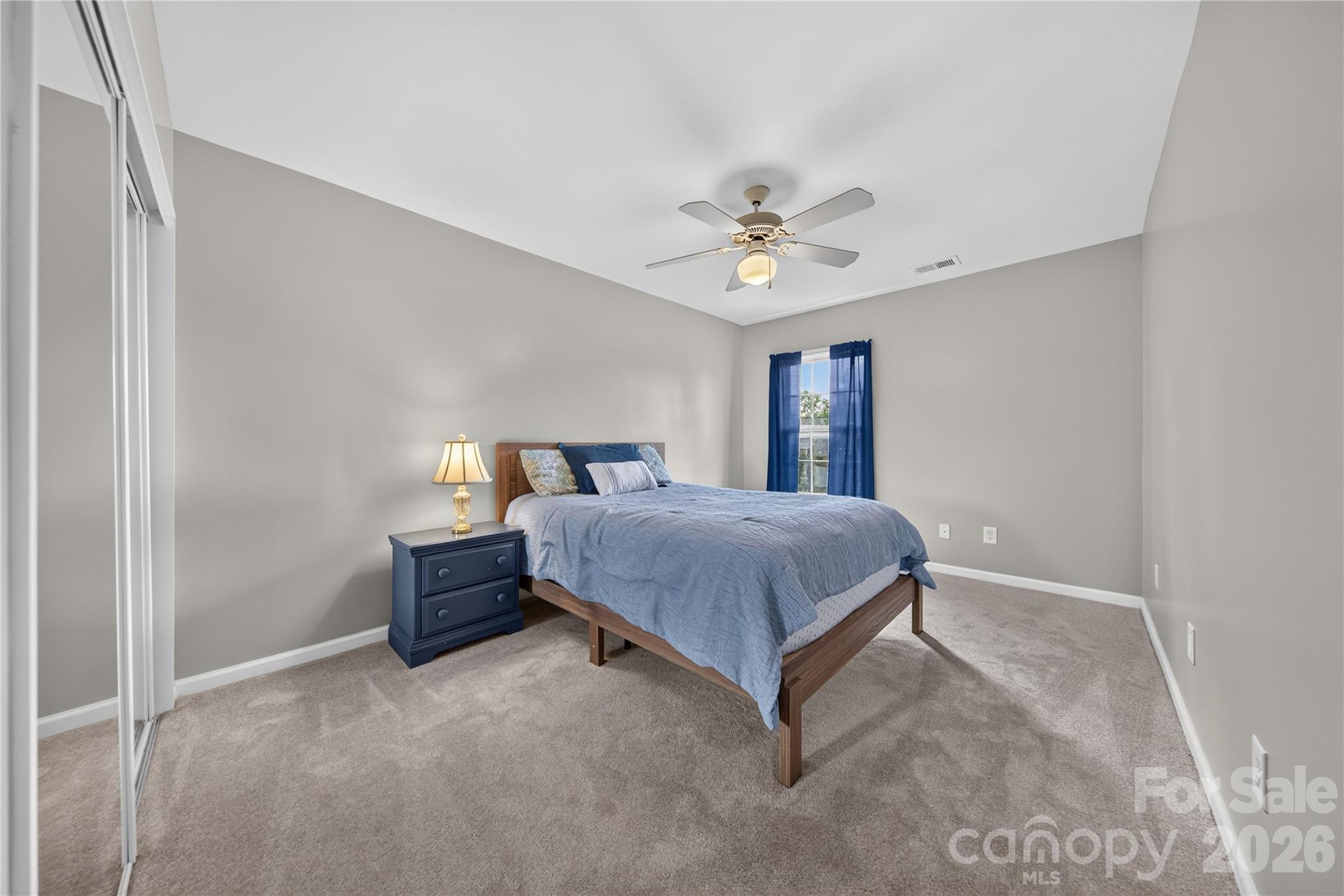 Secondary upstairs bedroom at the back of the house - 5725 Lindley Crescent Drive, Indian Trail