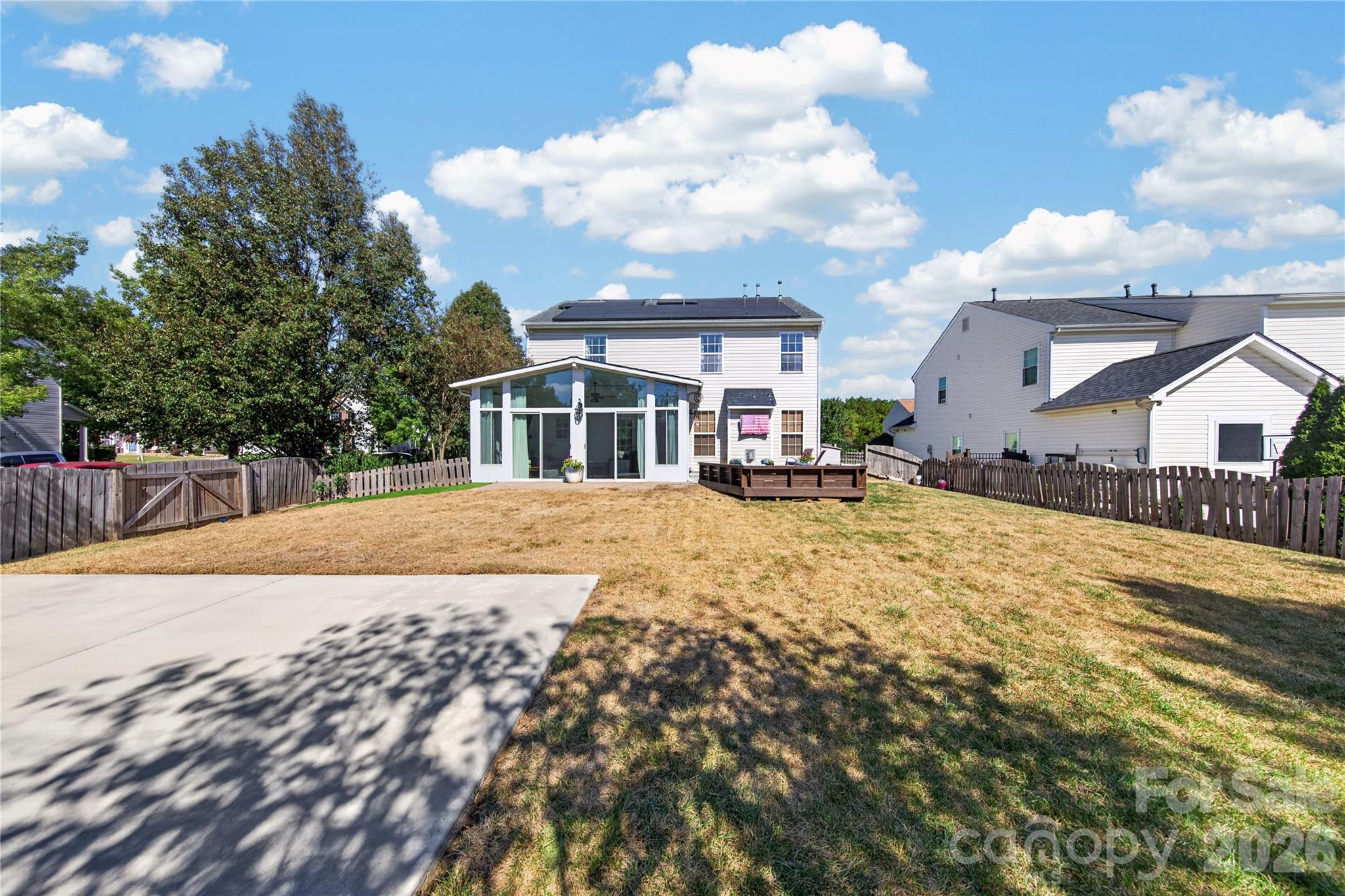 View of the back of the house - 5725 Lindley Crescent Drive, Indian Trail