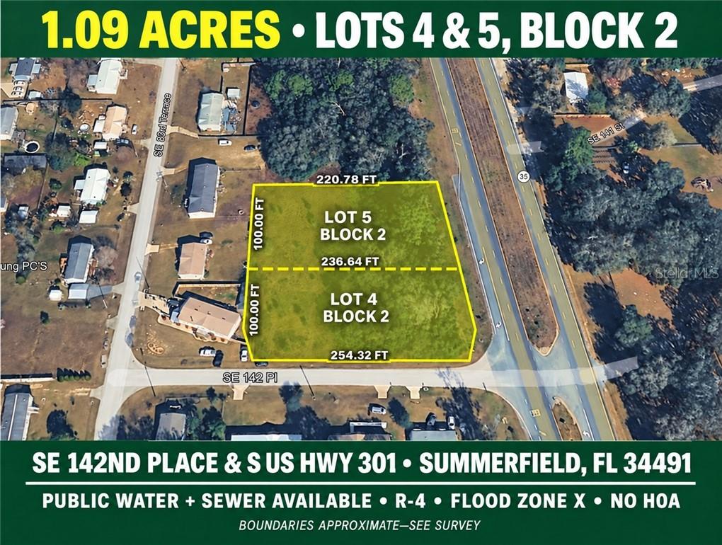 Corner SE 142ND PLACE & S US HWY-301, SUMMERFIELD FL 34491