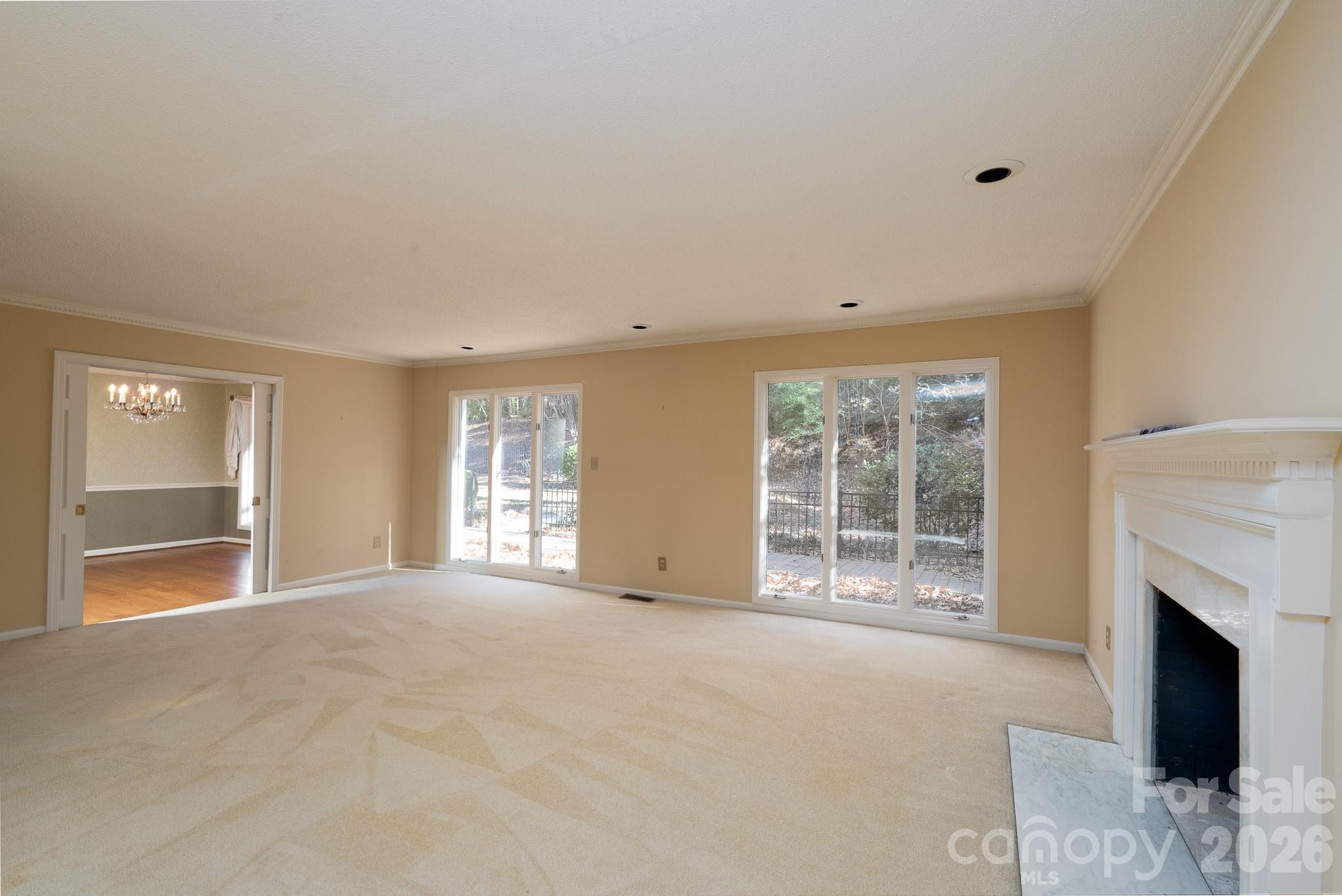 Great Room Main Floor - 758 Williamsburg Drive NE, Concord