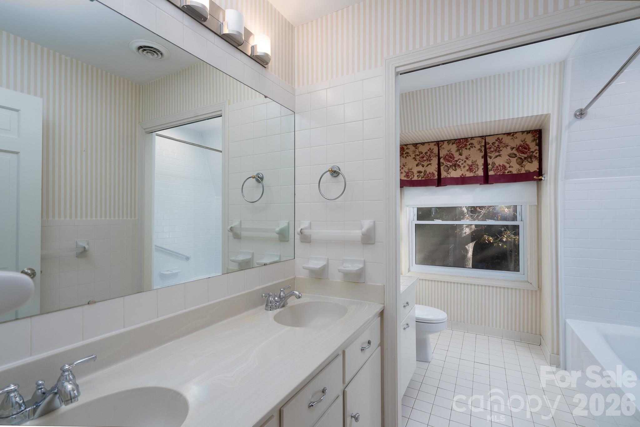 Full Bath Upstairs - 758 Williamsburg Drive NE, Concord