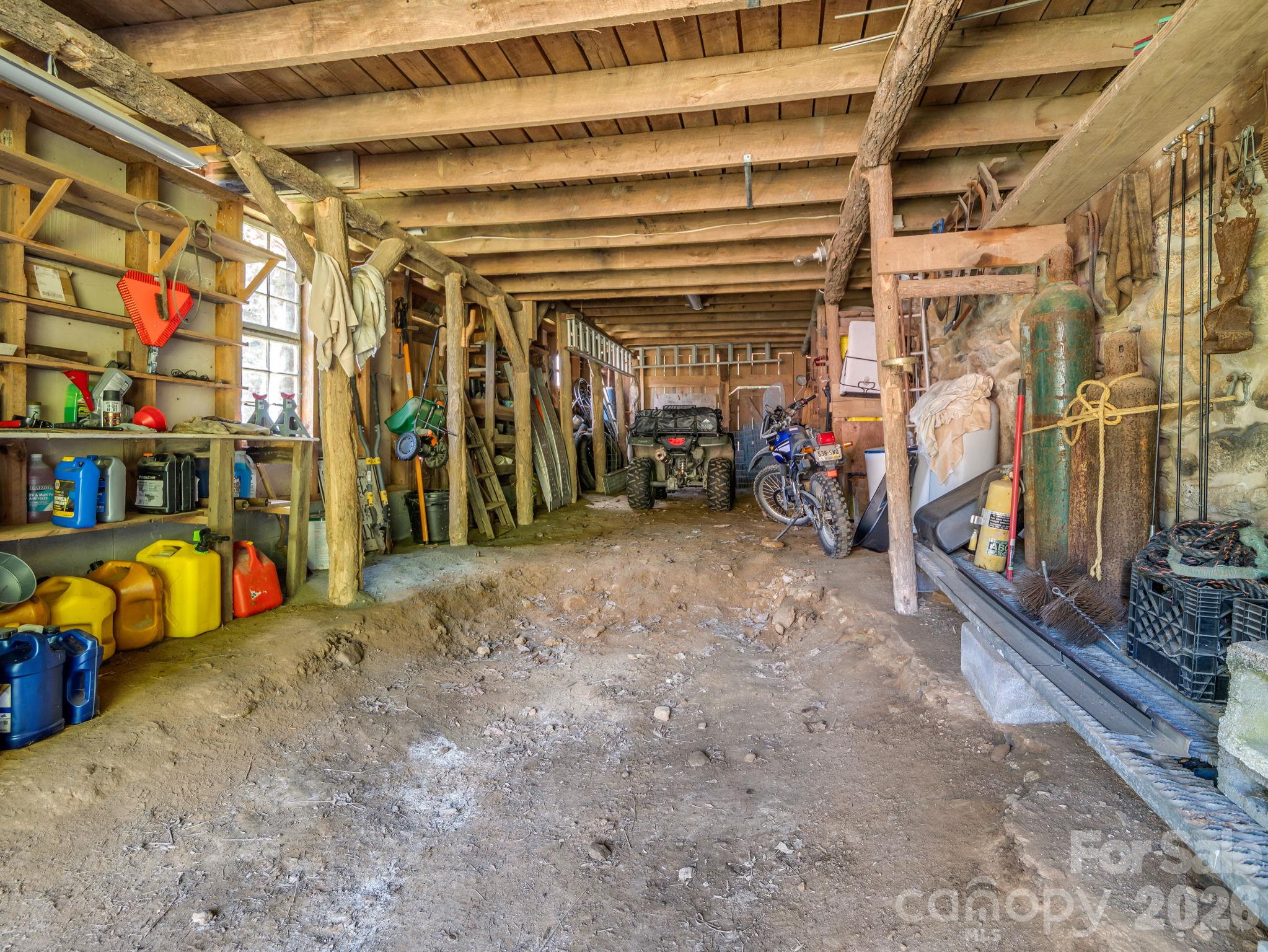 Barn #1 - Downstairs drive in tractor storage - 765 Hawk Ridge Lane, Marshall