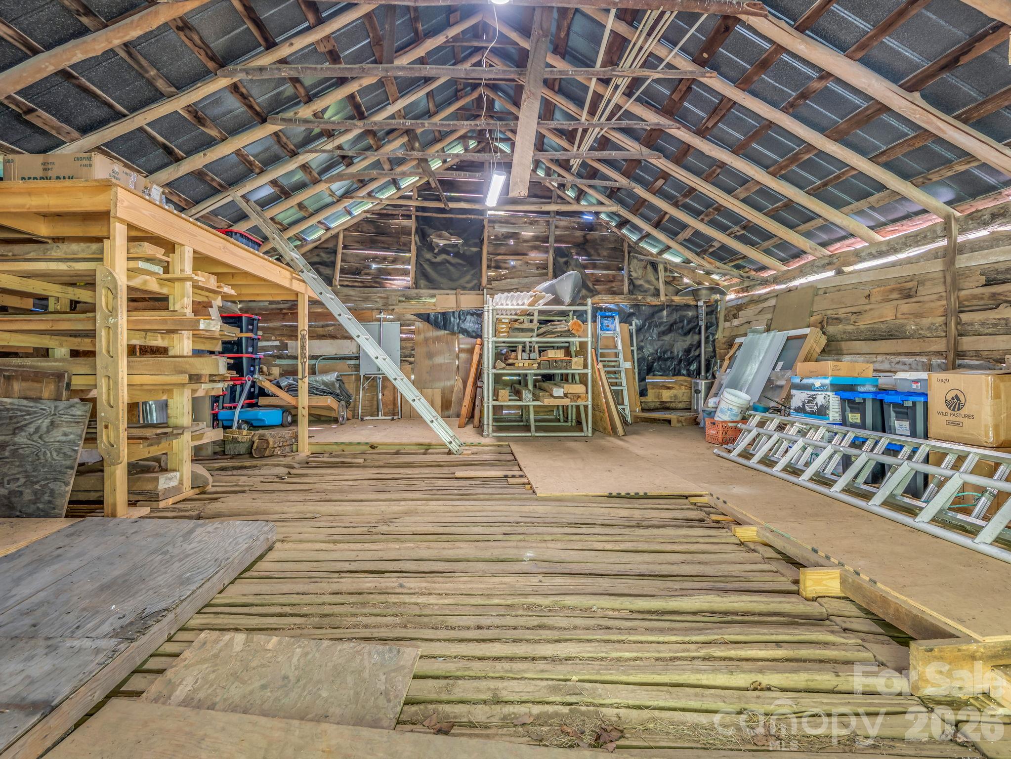 Barn #2 - Lumber and hay storage - 765 Hawk Ridge Lane, Marshall