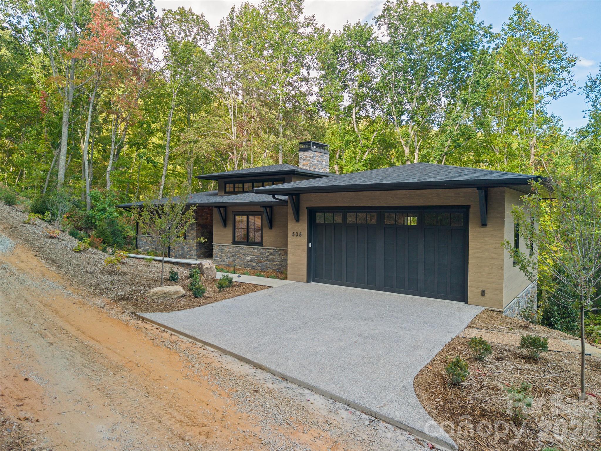 Front elevation - 505 Barrington Drive, Asheville