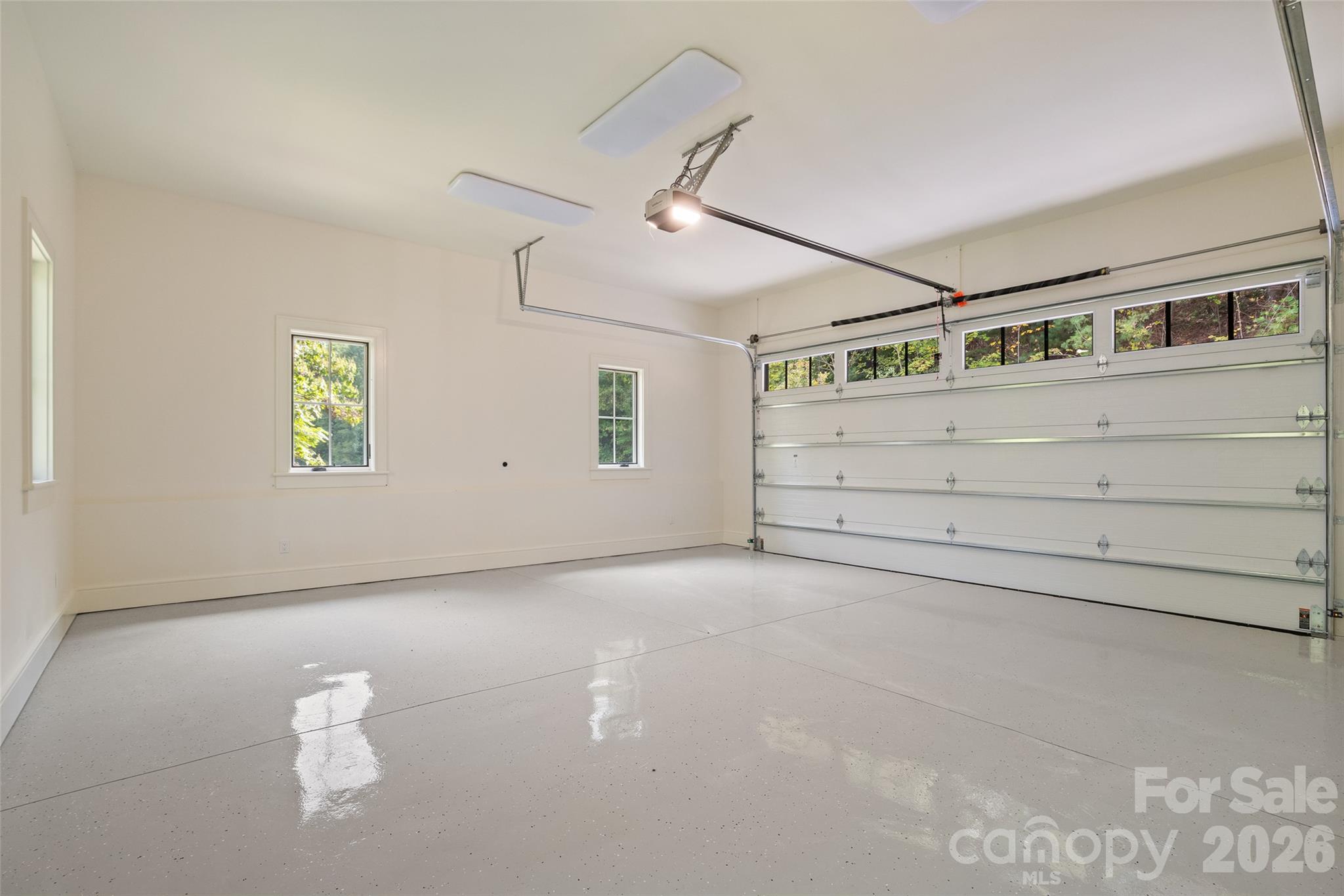 Main level 2 car garage with EV Charging - 505 Barrington Drive, Asheville