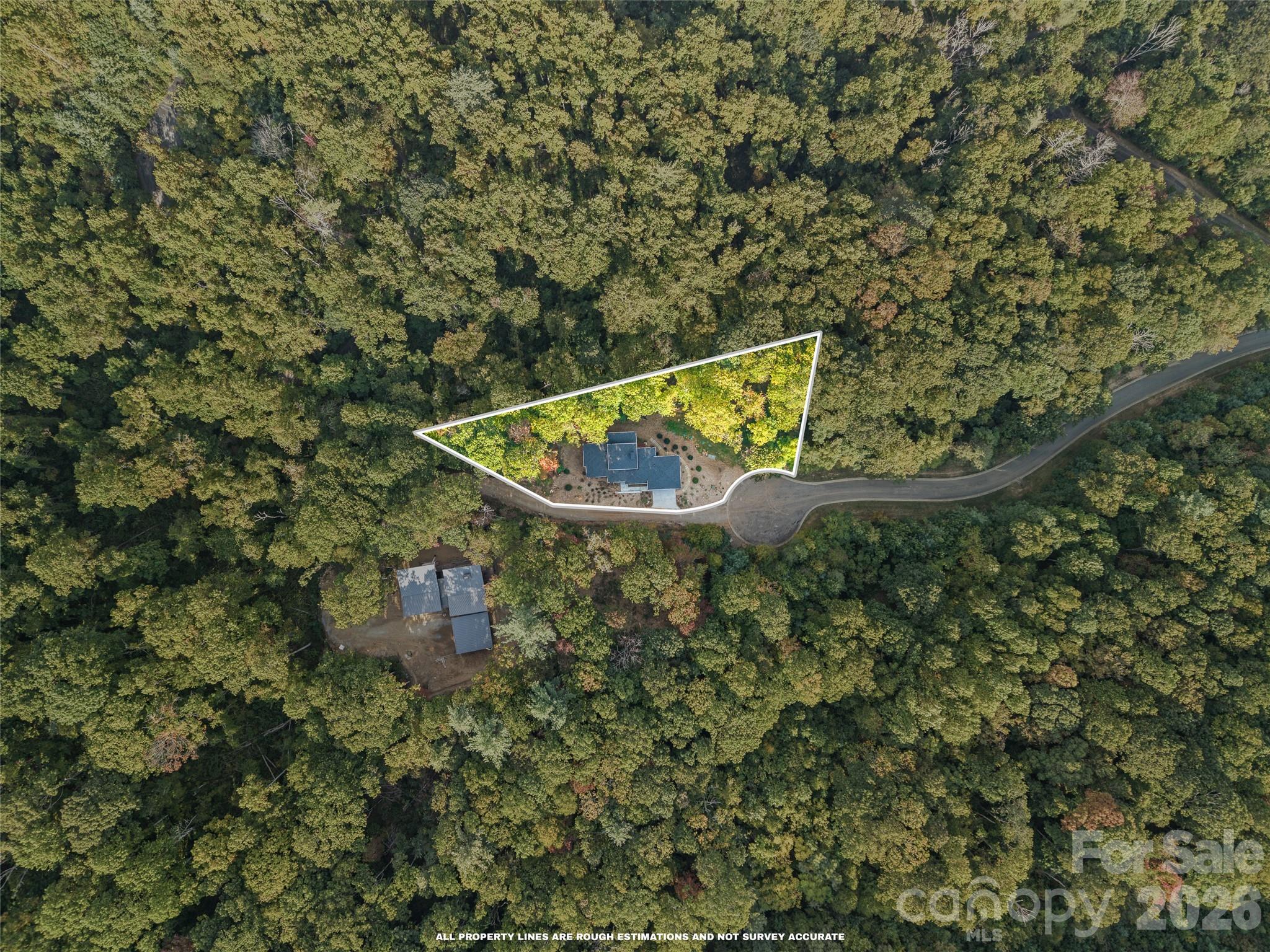 Aerial - 505 Barrington Drive, Asheville