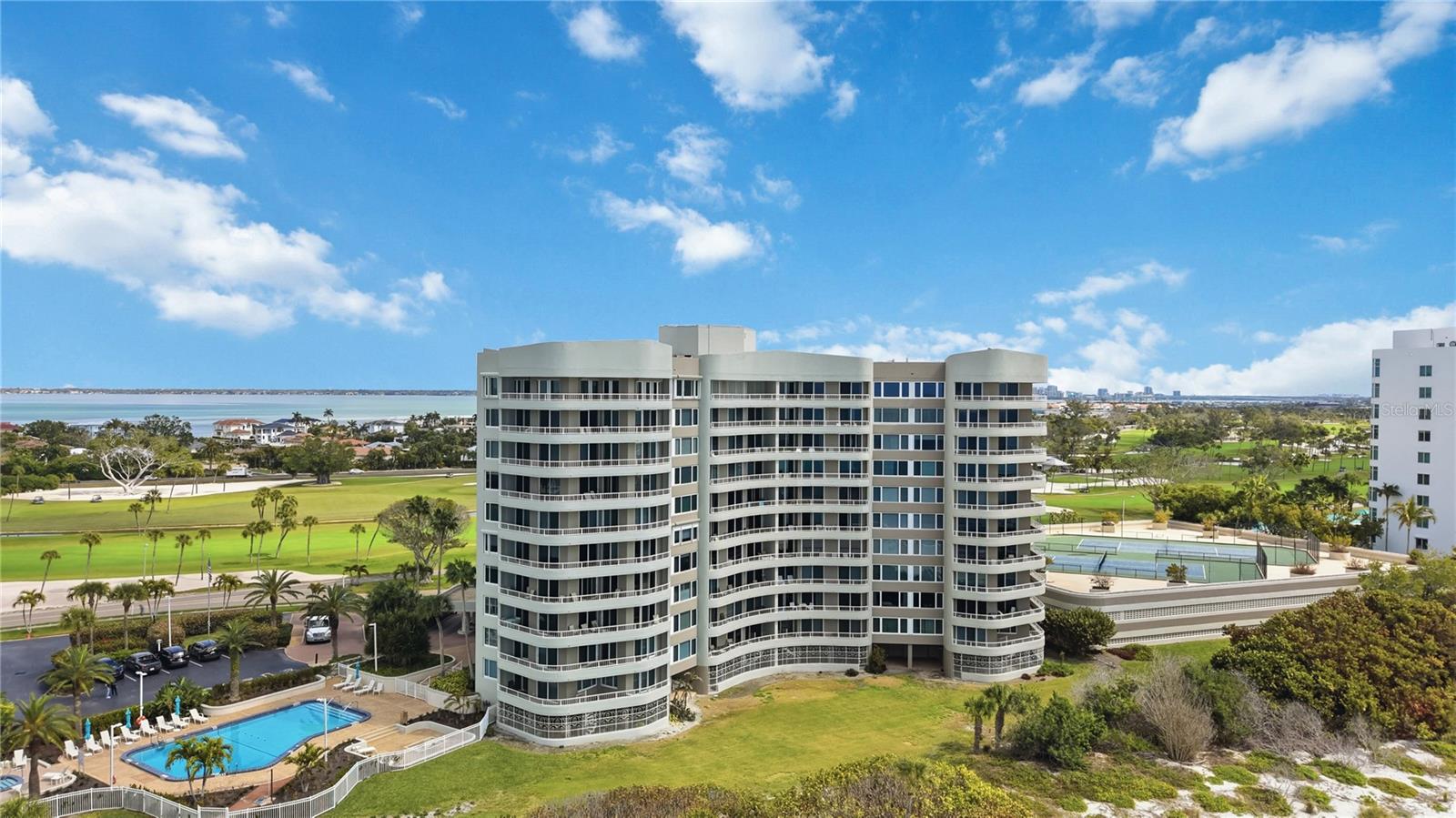 Golf Course looking East to Sarasota Bay - 775 LONGBOAT CLUB RD #401, LONGBOAT KEY