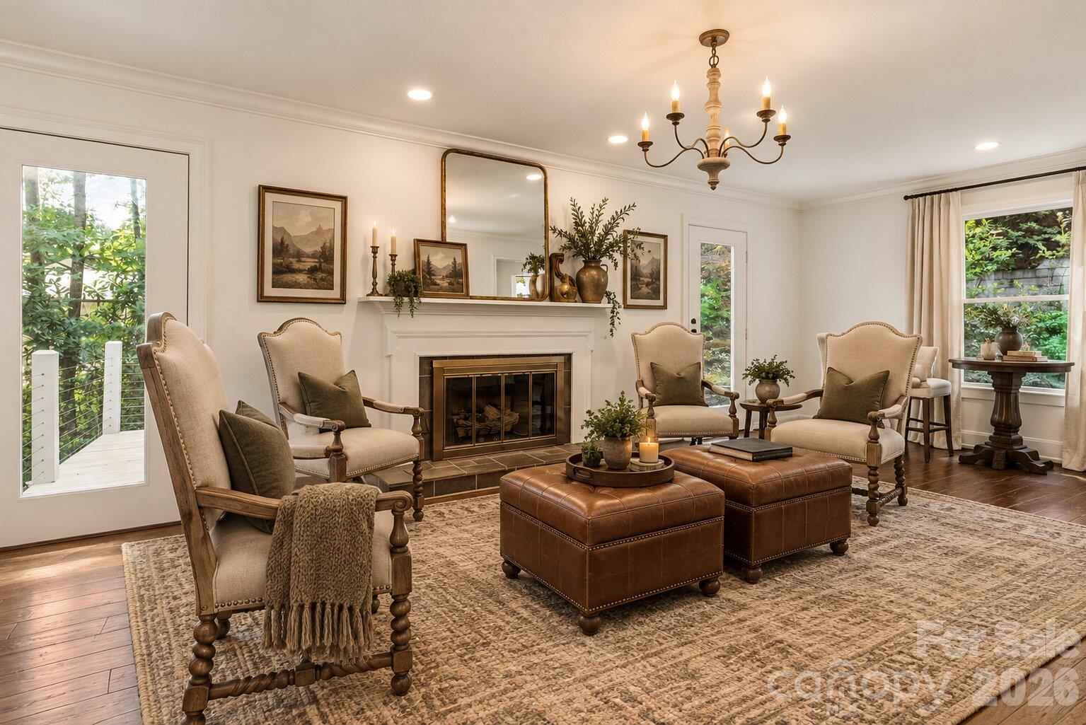 This photo is virtually staged - 212 Estate Drive, Hendersonville
