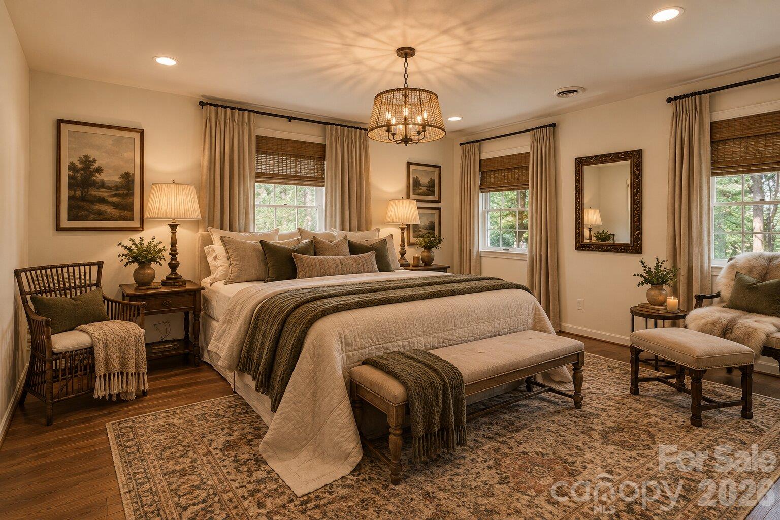 This photo is virtually staged - 212 Estate Drive, Hendersonville