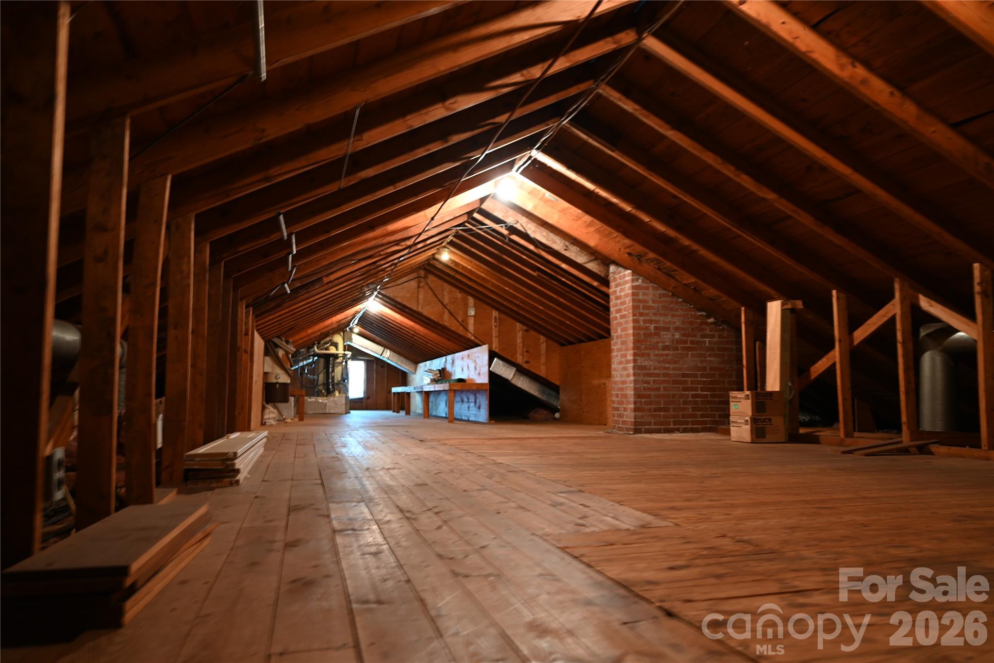 Attic storage above main level - 1308 Laurel Street NE, Valdese