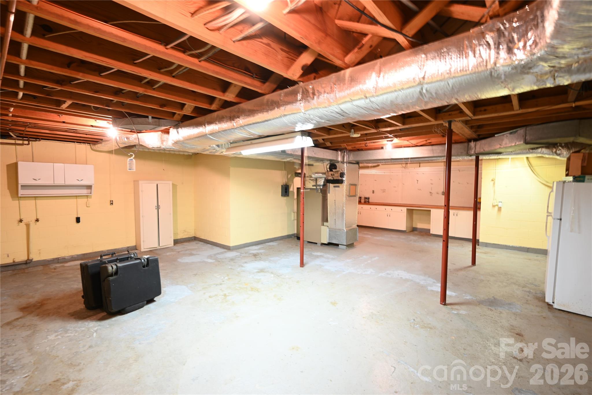 Basement unfinished - 1308 Laurel Street NE, Valdese