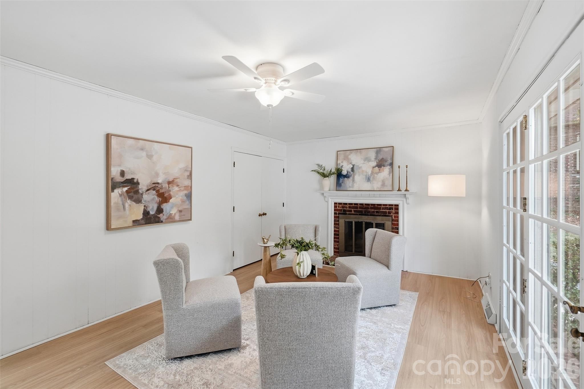 Laundry Closet conveniently located in Family Room - 5724 Telfair Road, Charlotte