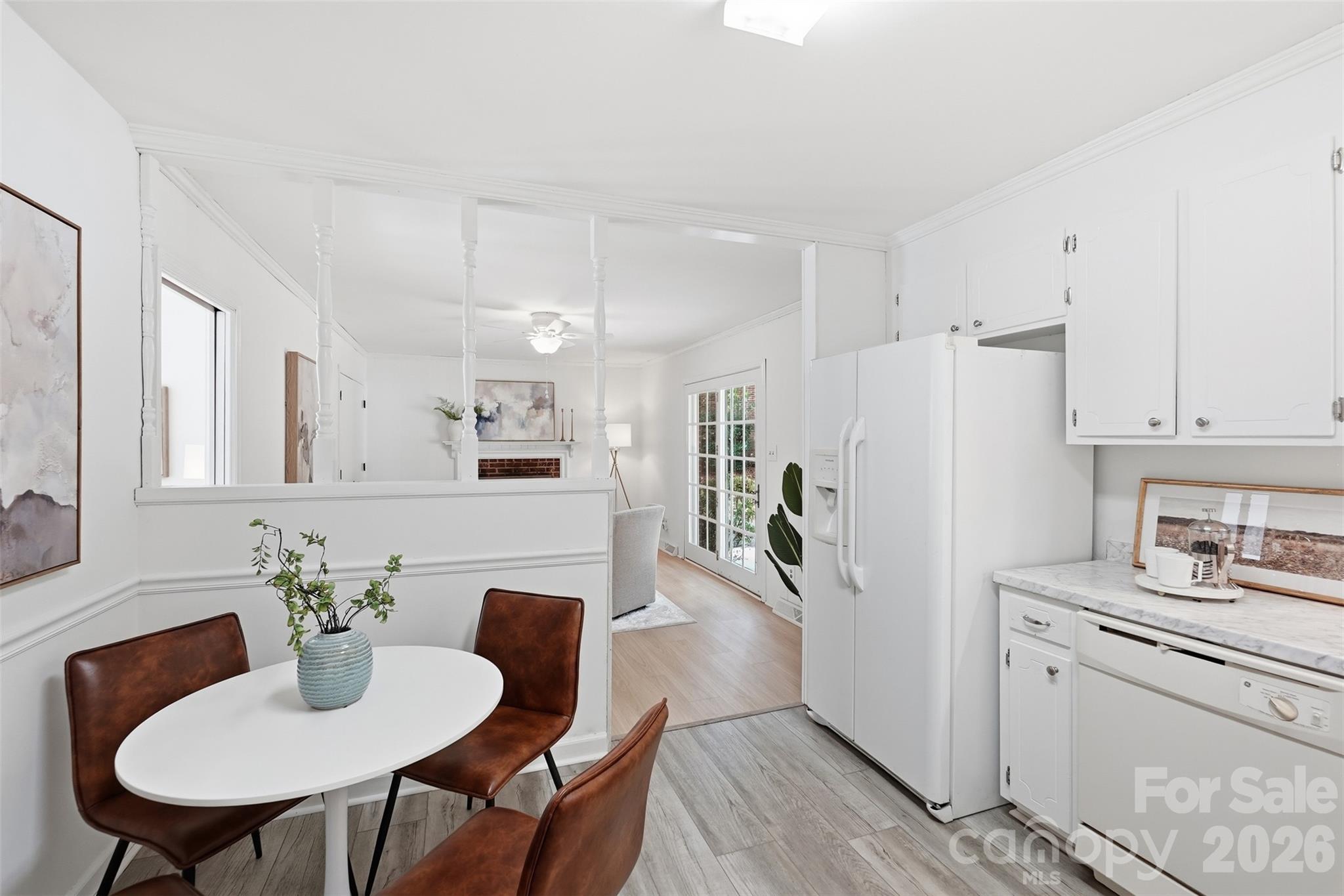 Open to the Family Room - 5724 Telfair Road, Charlotte