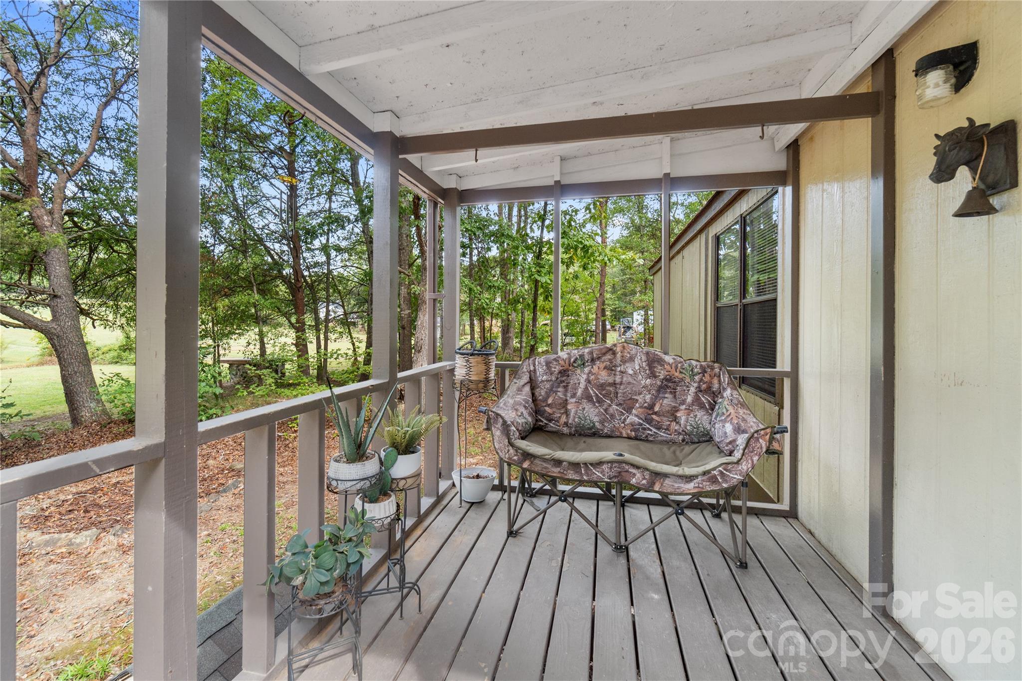 Covered front porch - 15810 Silver Road, Oakboro