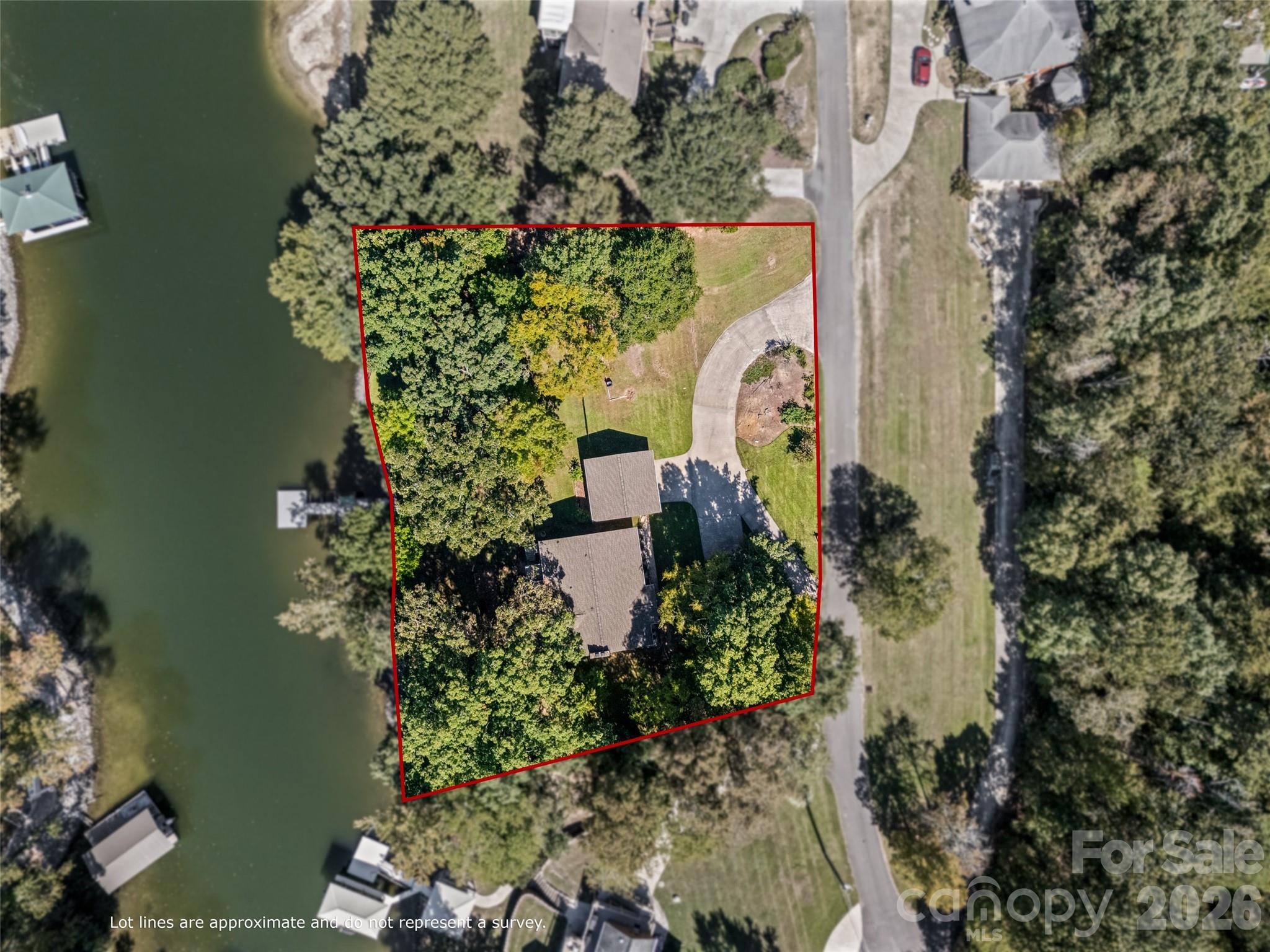 lot lines are approximate - 1465 Friar Road, Rock Hill