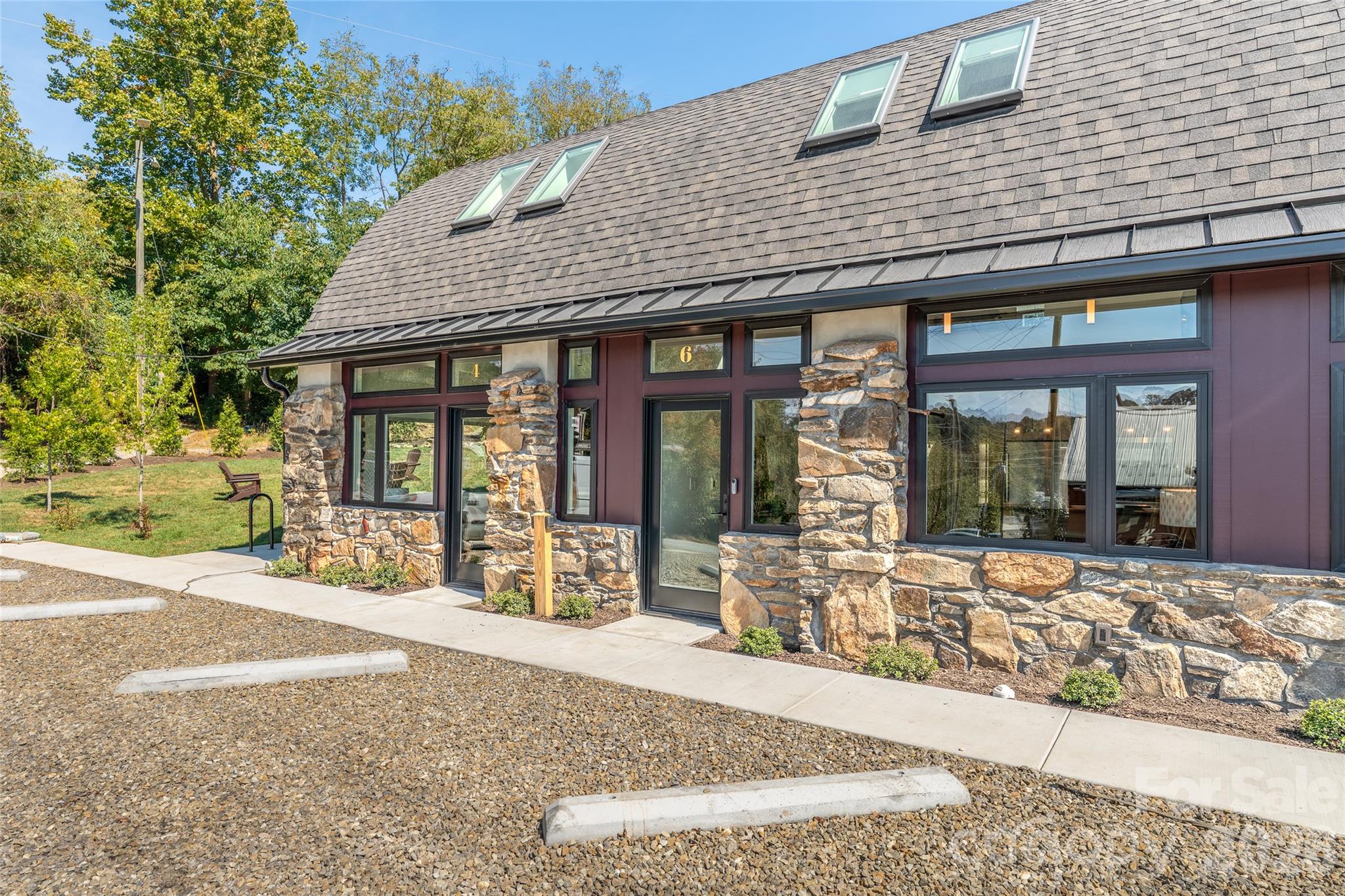 Permeable parking out front of each home. - 6 Roberts Street, Asheville