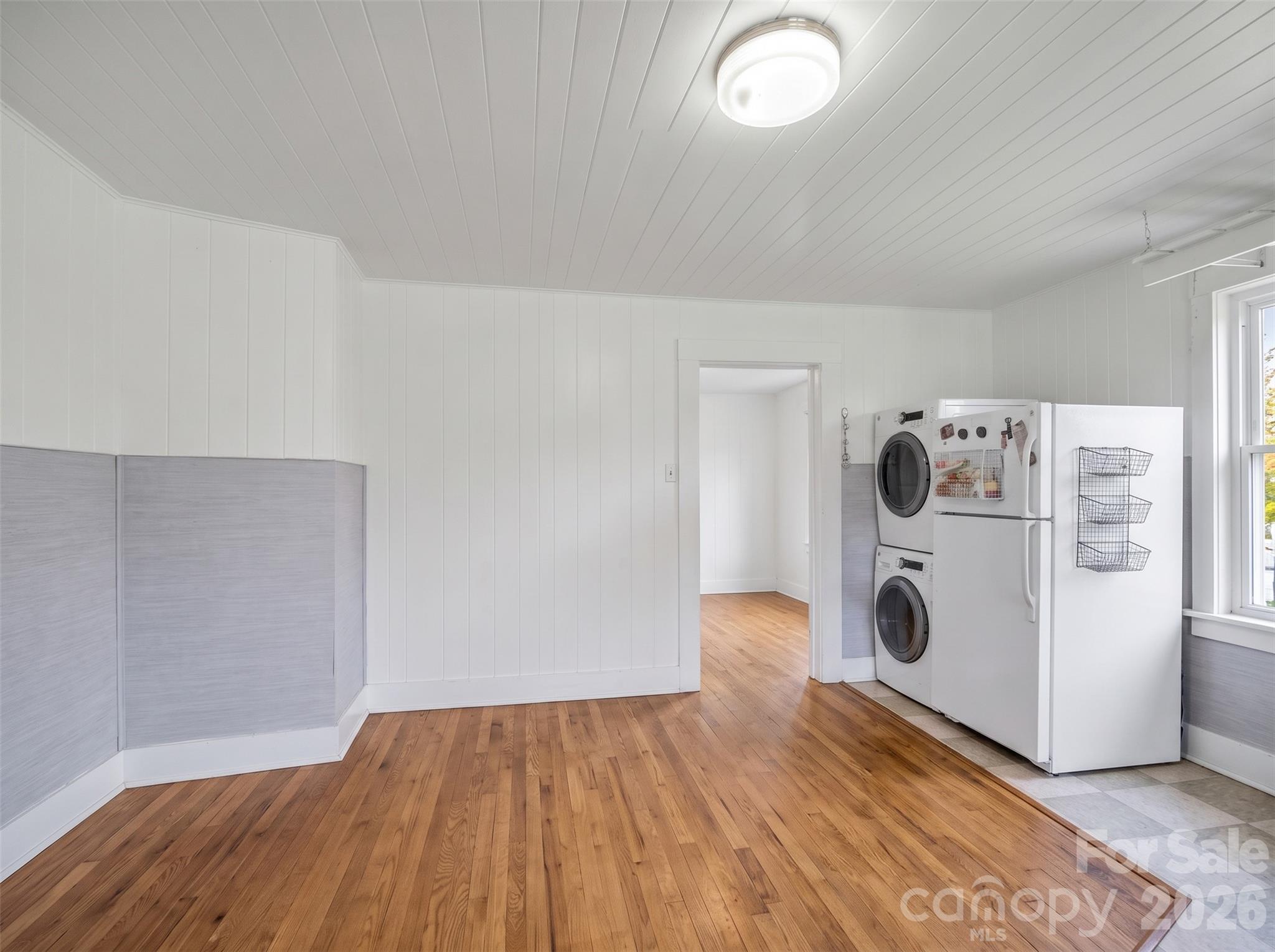 198 kitchen, laundry and dining - 198 & 200 Courtland Place, Asheville