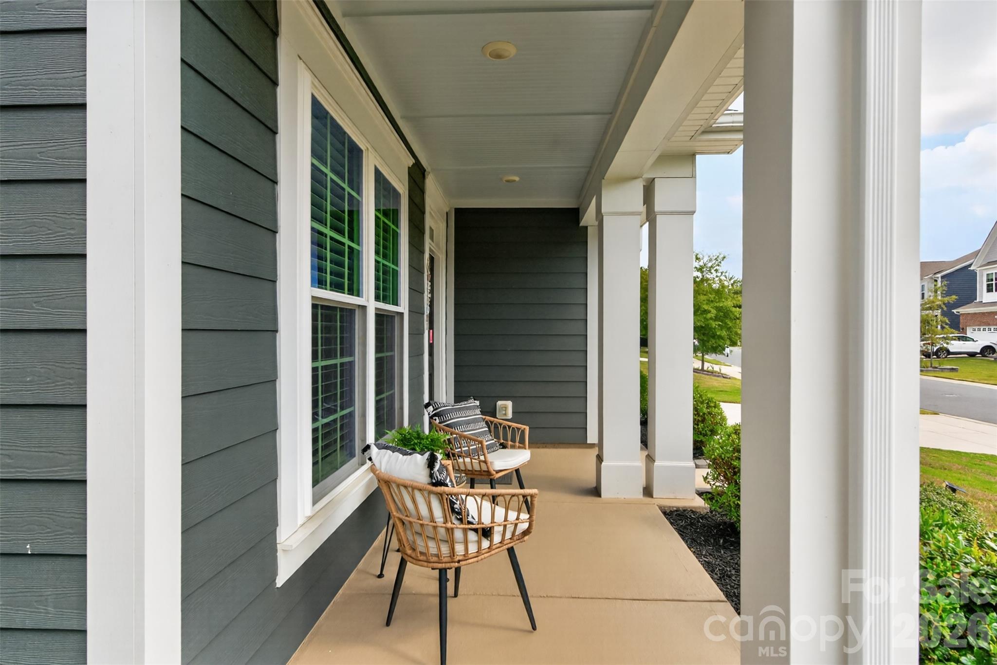 Welcoming front porch. - 4638 Monument Valley Drive, Indian Land