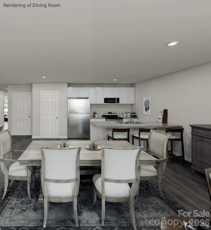 Rendering of Dining Area - 709 Louise Avenue, Lincolnton