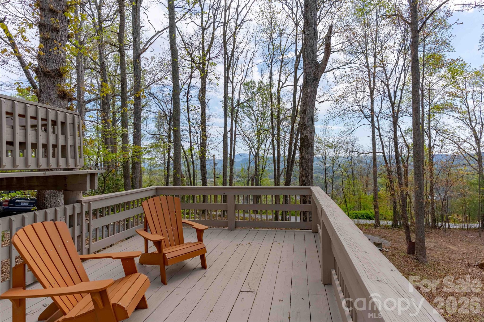 Lower deck off of middle deck. - 39 Tatham Road, Hendersonville