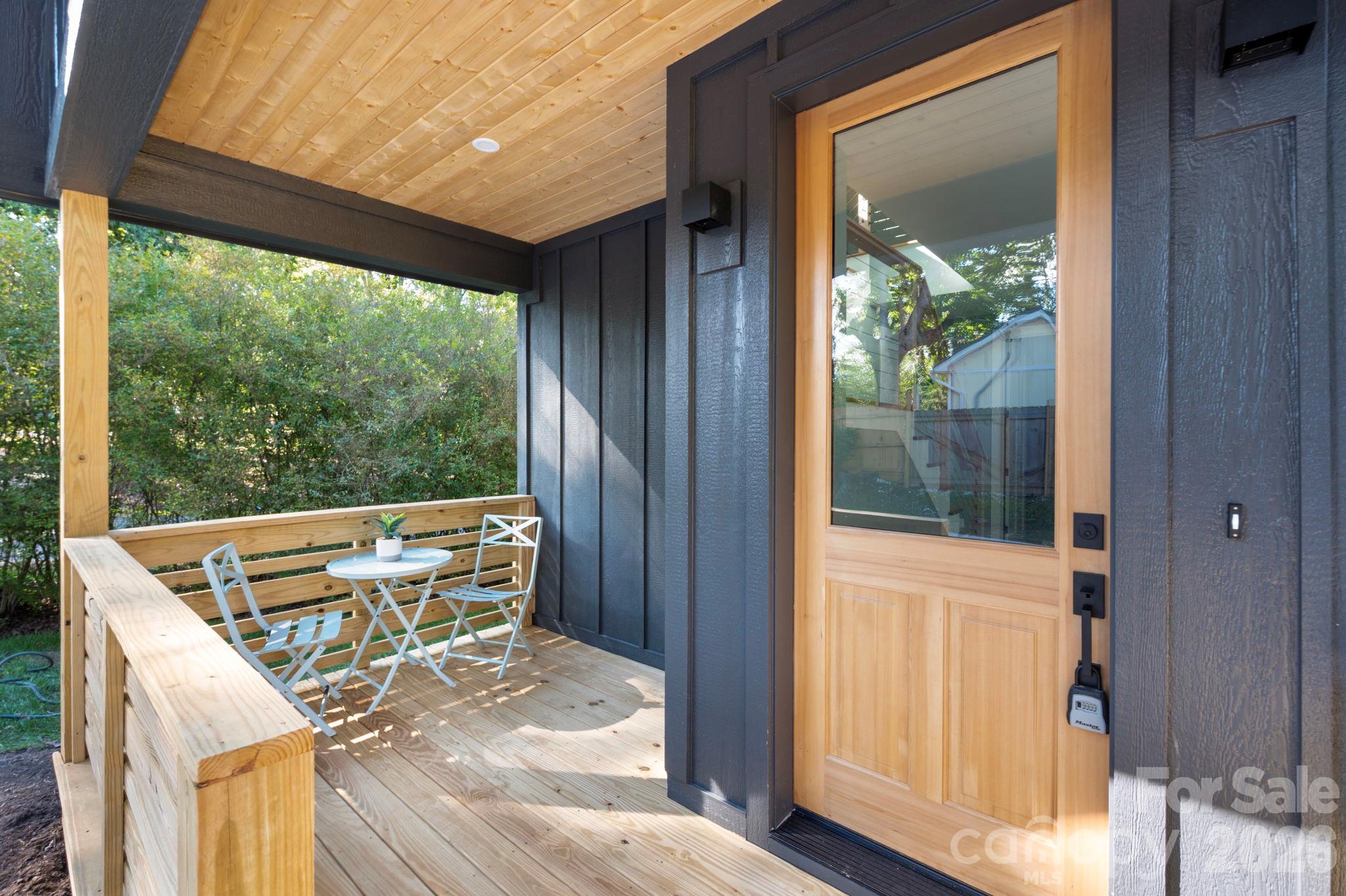 Covered Front Porch Welcomes You Home - 50 Byrd Road, Black Mountain