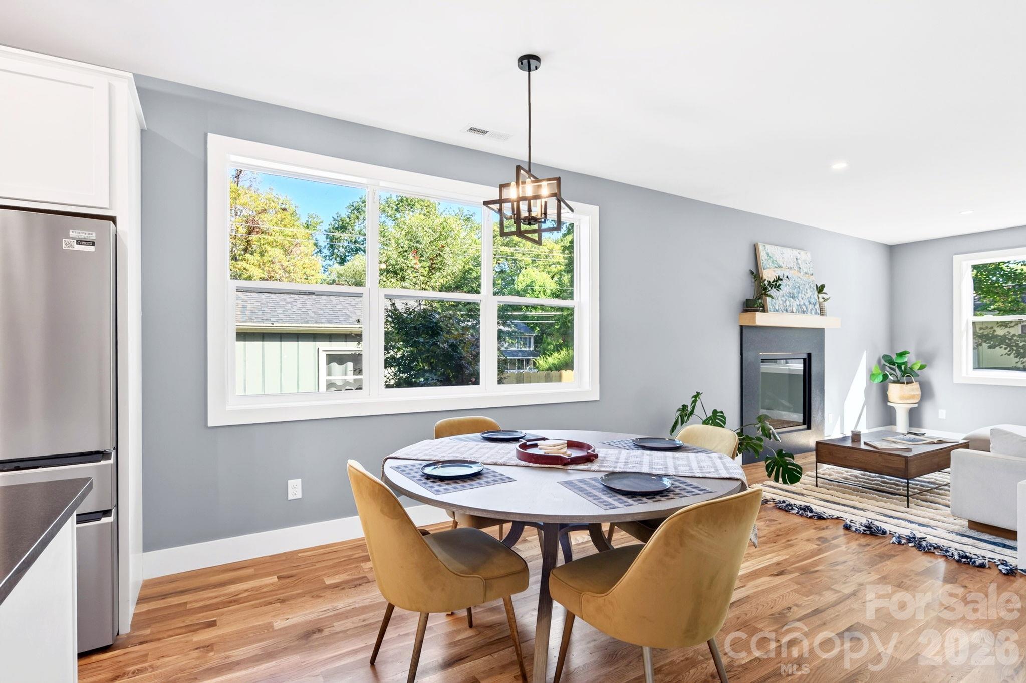 Dining Area Off of Kitchen - 50 Byrd Road, Black Mountain