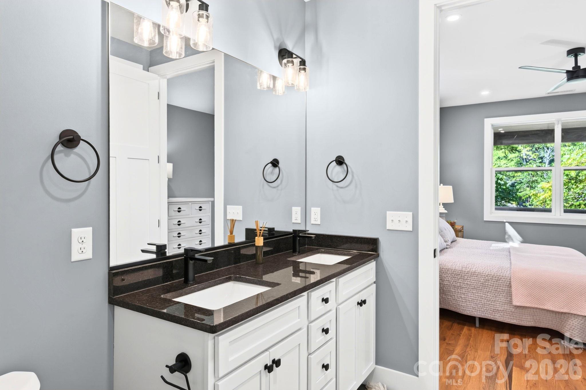 Granite-Topped Double Vanity - 50 Byrd Road, Black Mountain