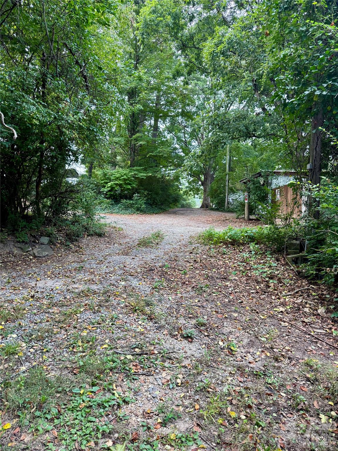 Access to the back of the property through alley - 24 Hilldale Road, Asheville