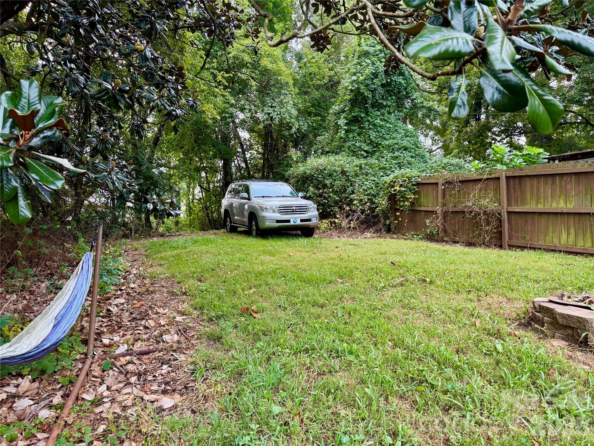 Parking at the rear of the home - 24 Hilldale Road, Asheville