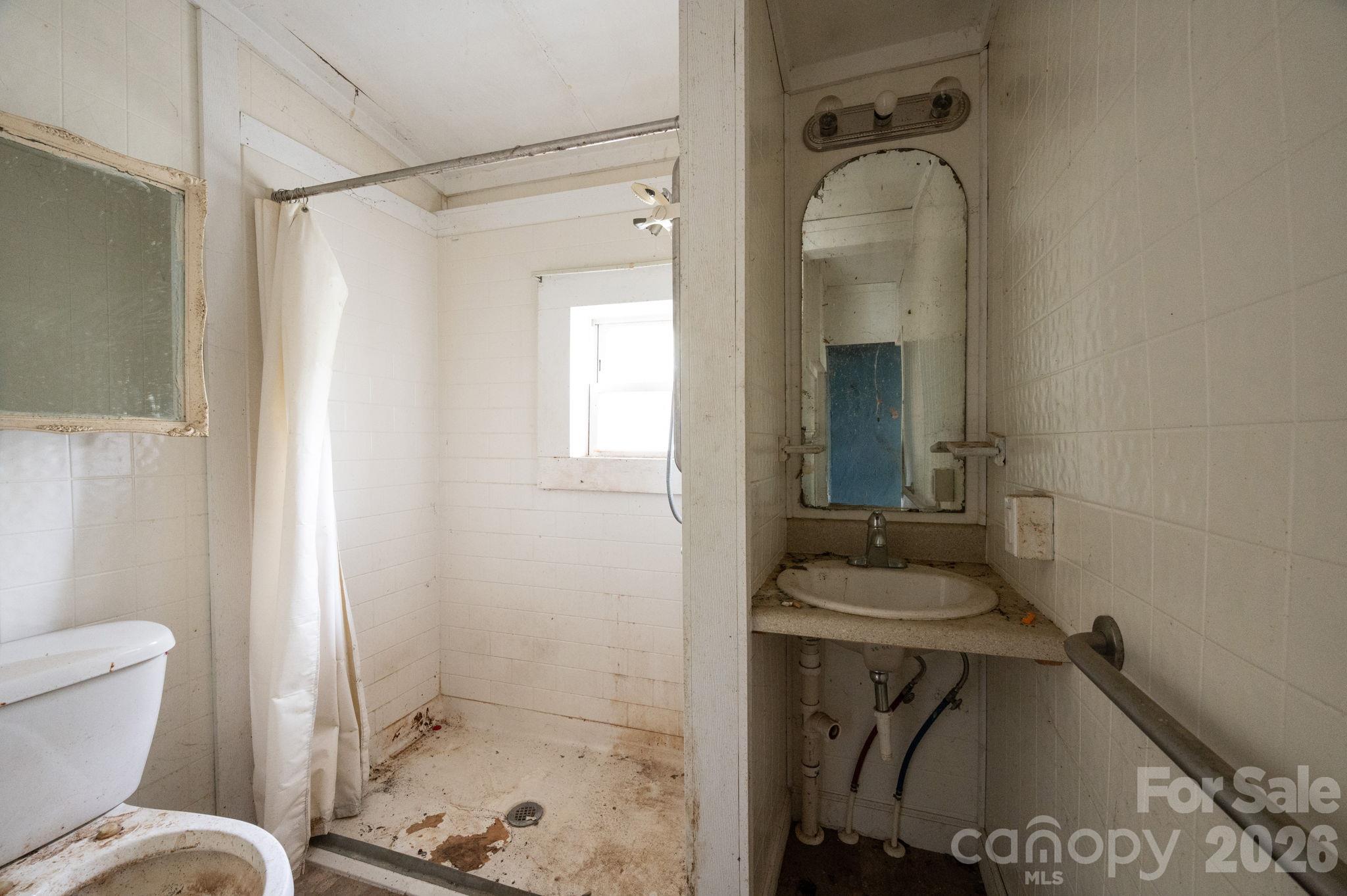 Upper level current bathroom area - 125 Fairfax Avenue, Asheville