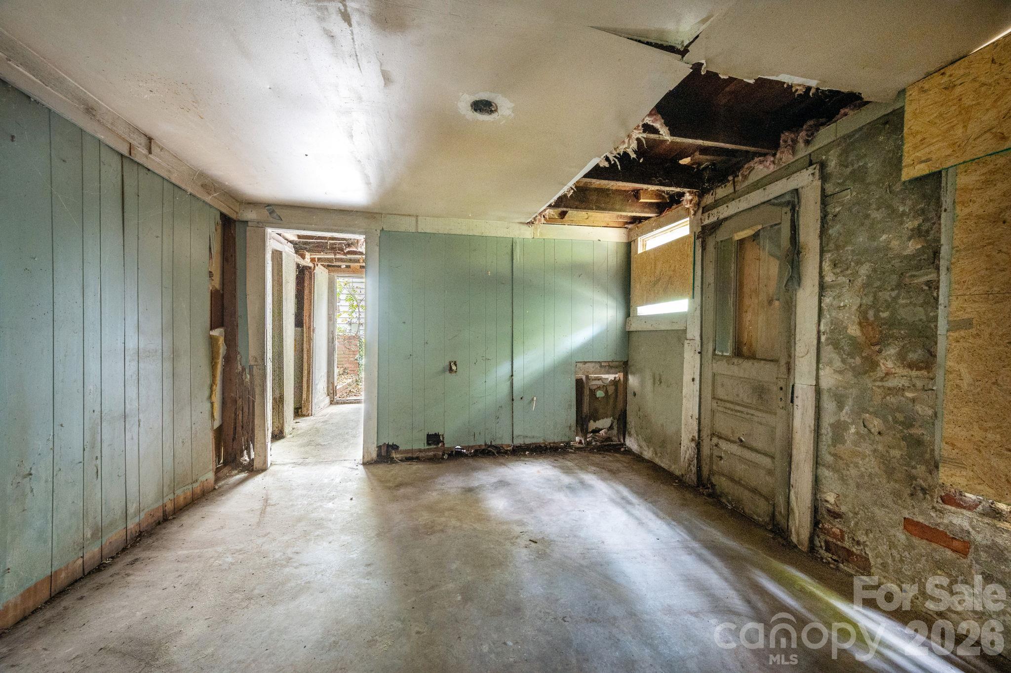 Lower level has two exterior entry doors - 125 Fairfax Avenue, Asheville