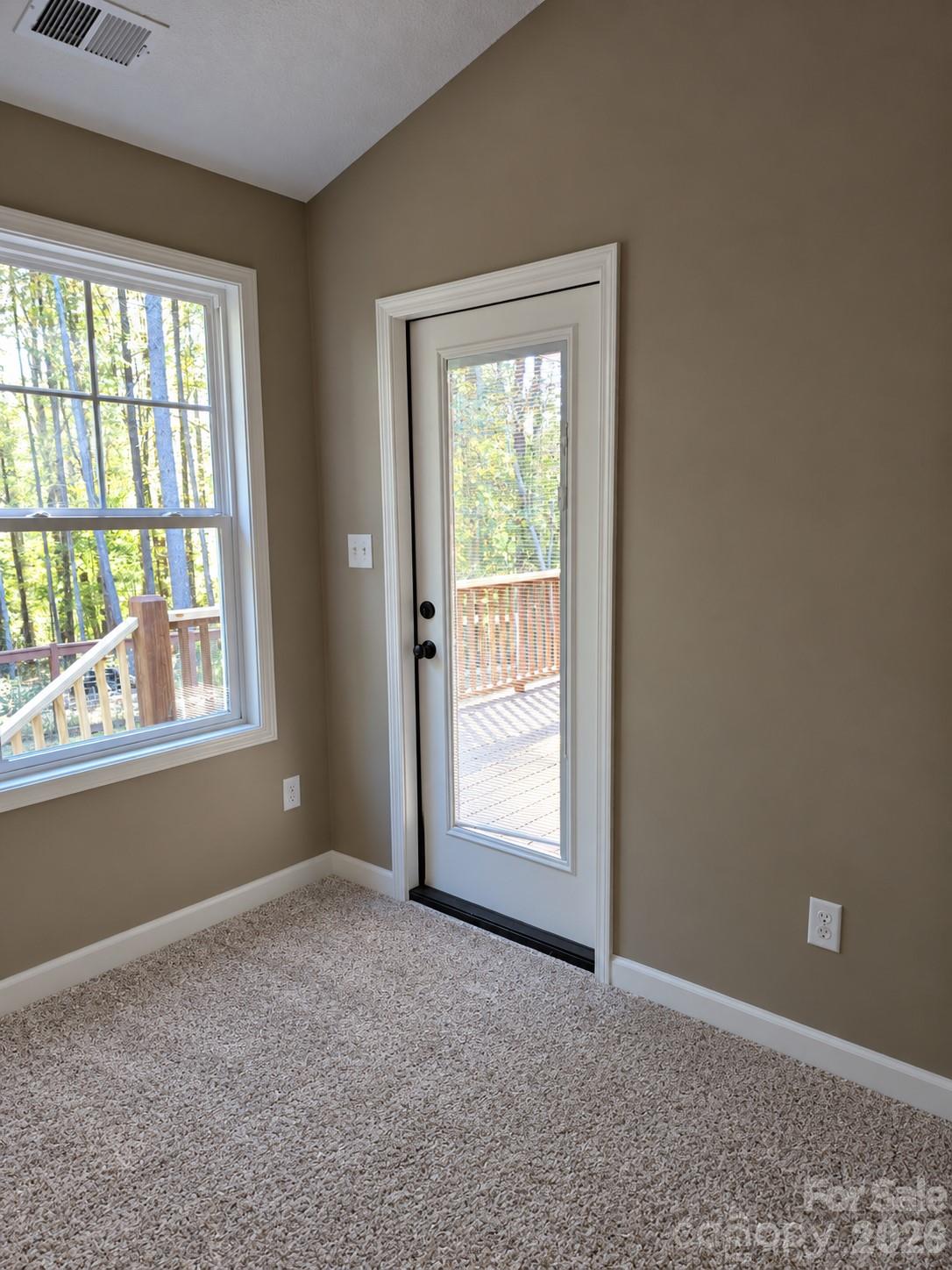 Primary exterior door to deck - 15 Tiki Way, Candler