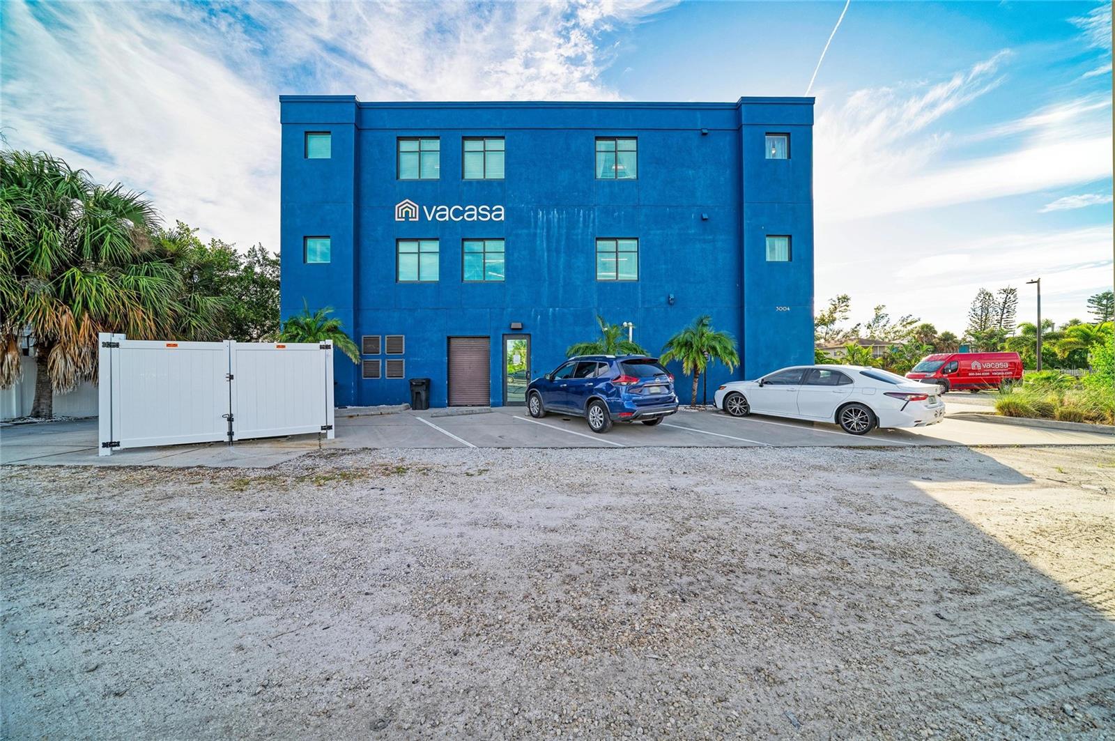 West side - dumpster enclosure - 3004 AVENUE C, HOLMES BEACH