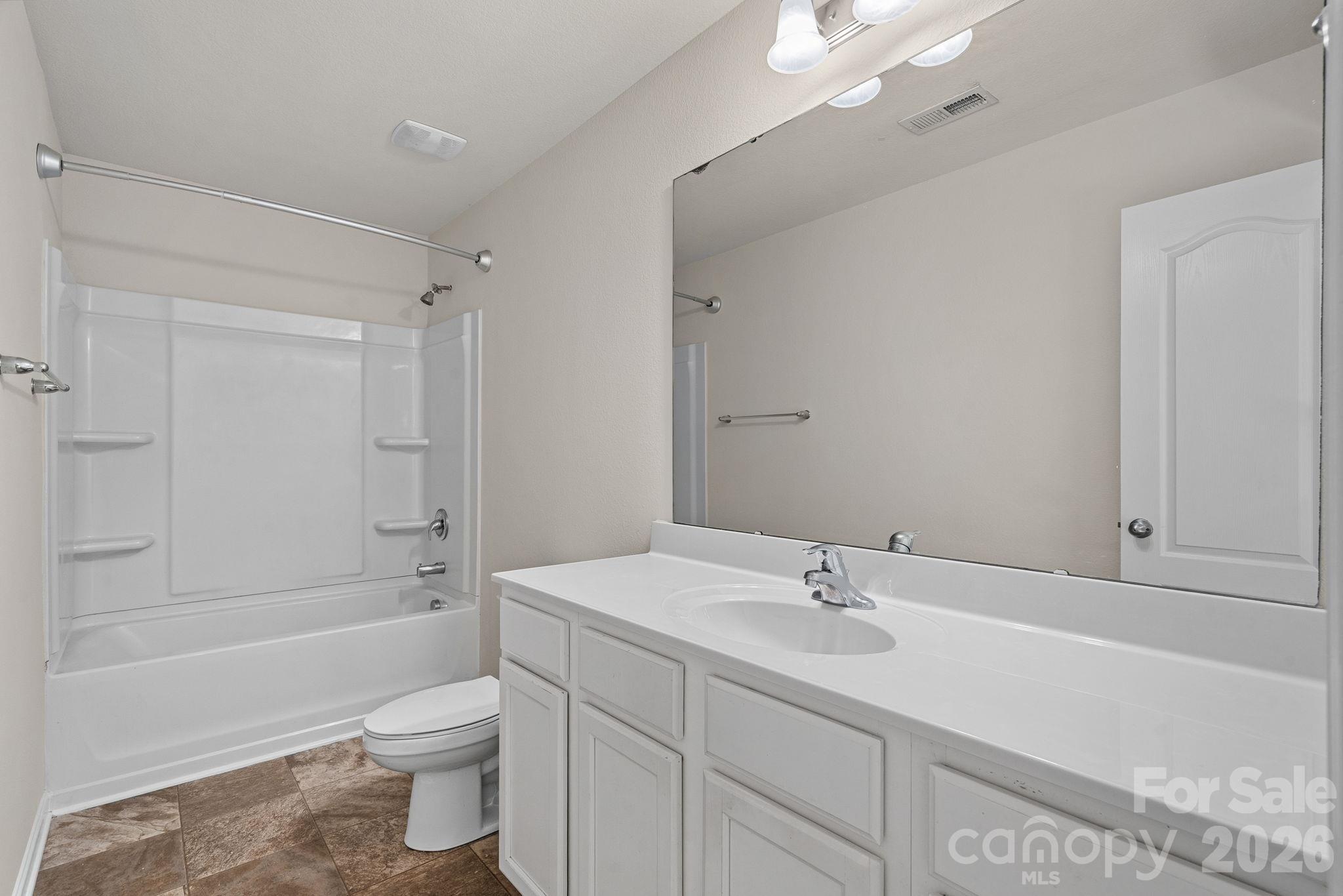 Second upstairs full bath - 6215 Paw Village Road, Charlotte