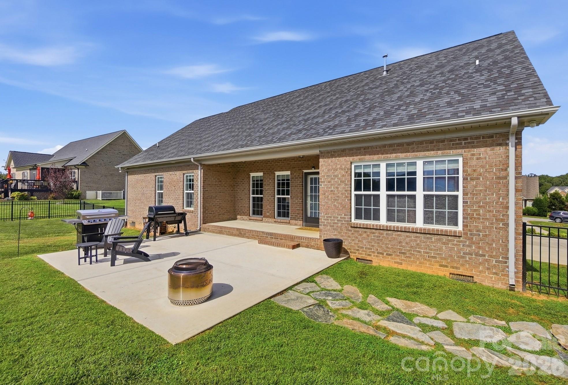 Covered Porch and Extended Patio for Entertaining - 4004 Camden Oaks Lane, Monroe