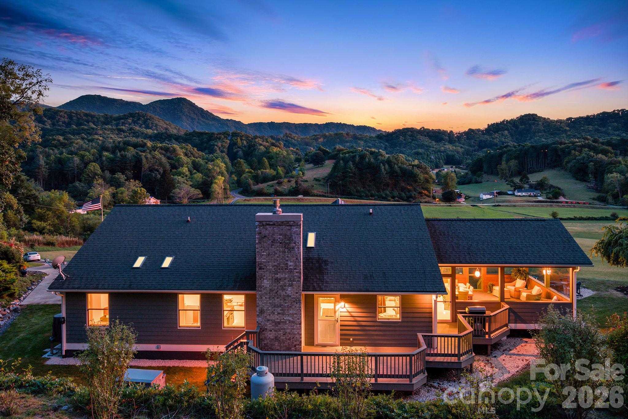 Single Family Residence at 422 S Turkey Creek Road, Leicester, photo 2 of 46