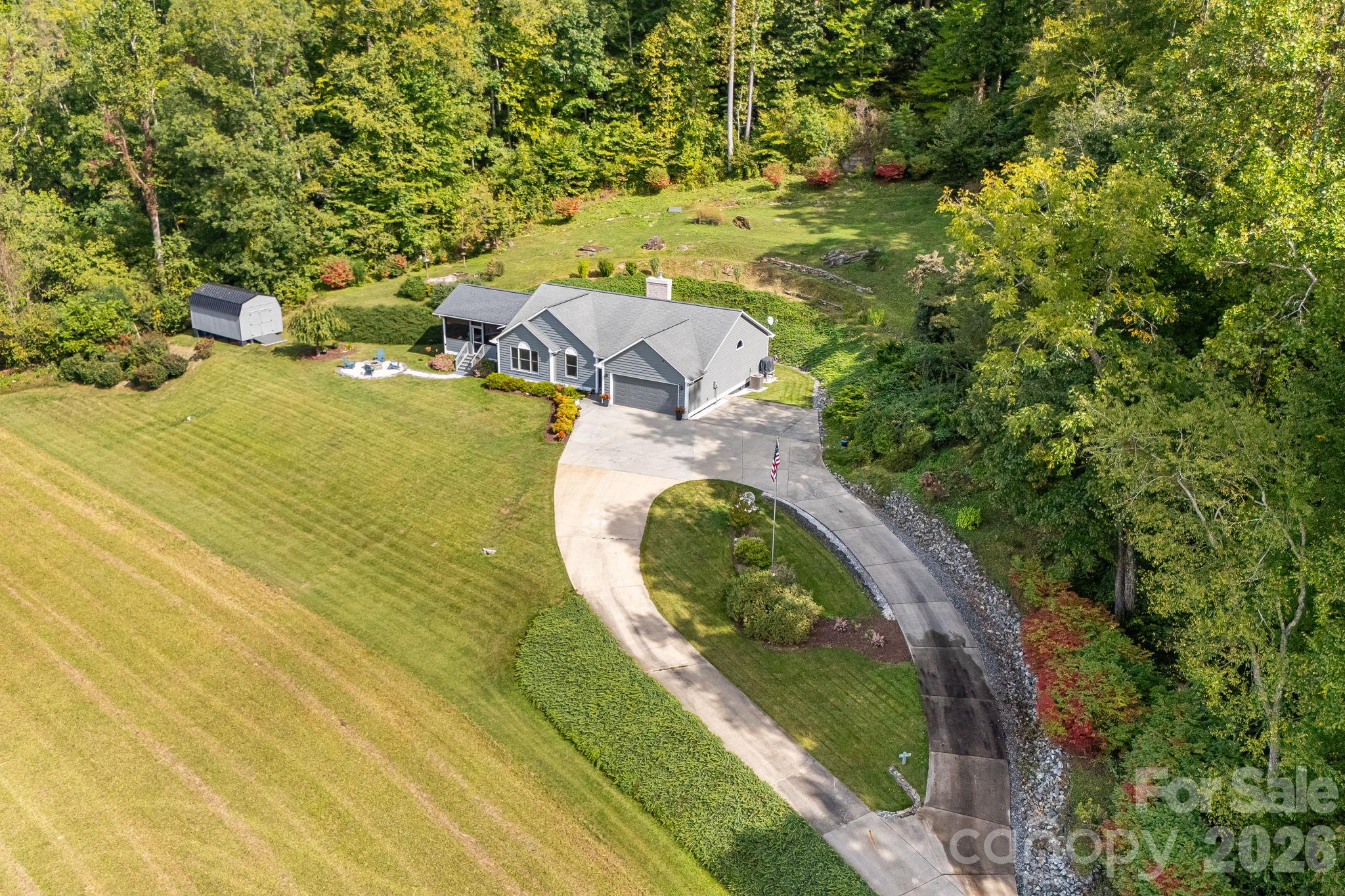 Single Family Residence at 422 S Turkey Creek Road, Leicester, photo 41 of 46