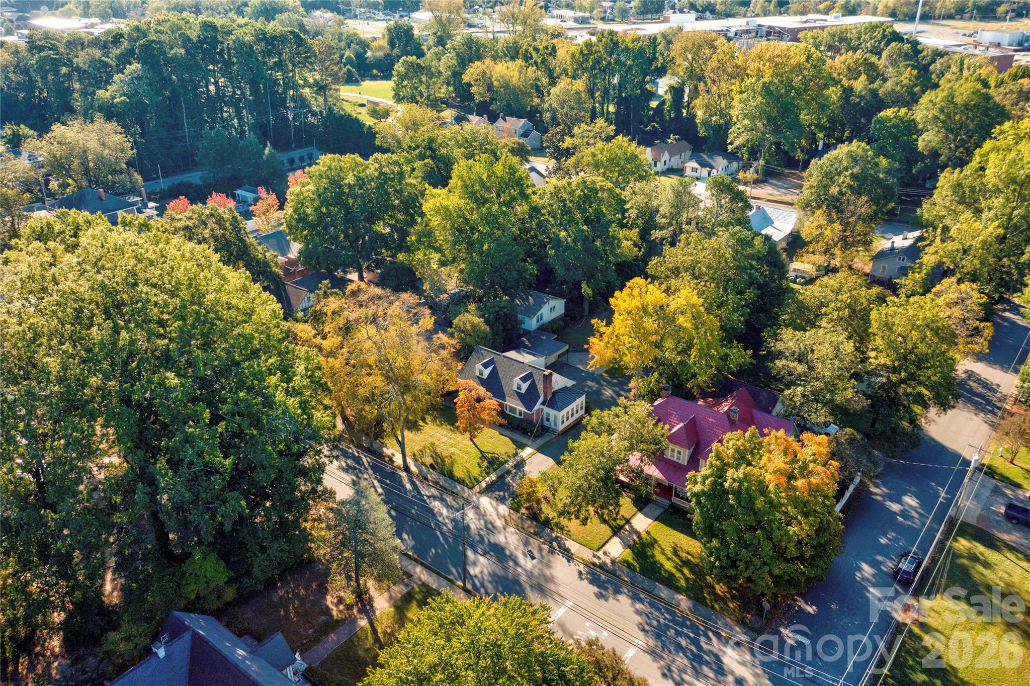 Aerial - 309 West Mountain Street, Kings Mountain