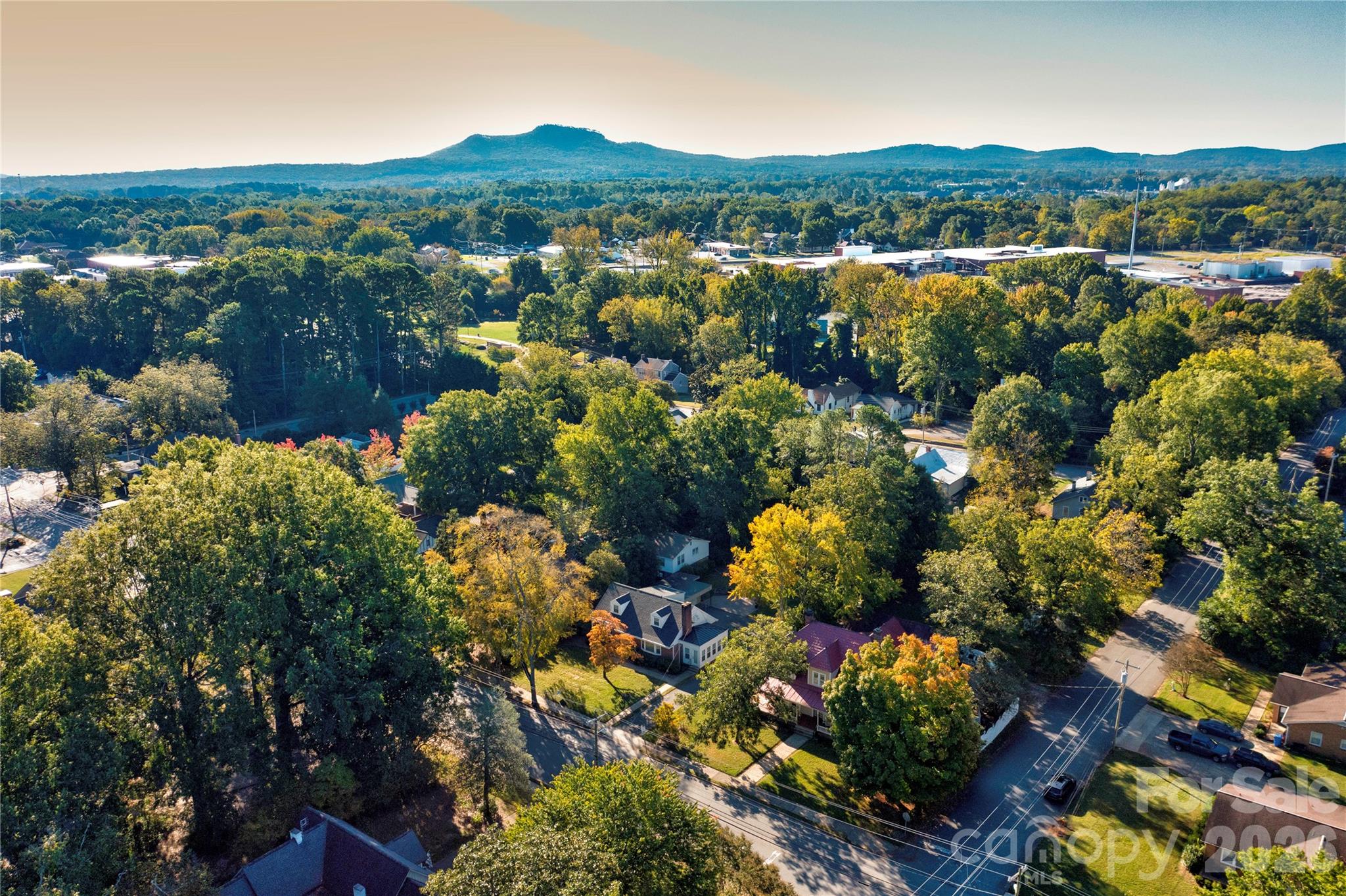 Aerial - 309 West Mountain Street, Kings Mountain