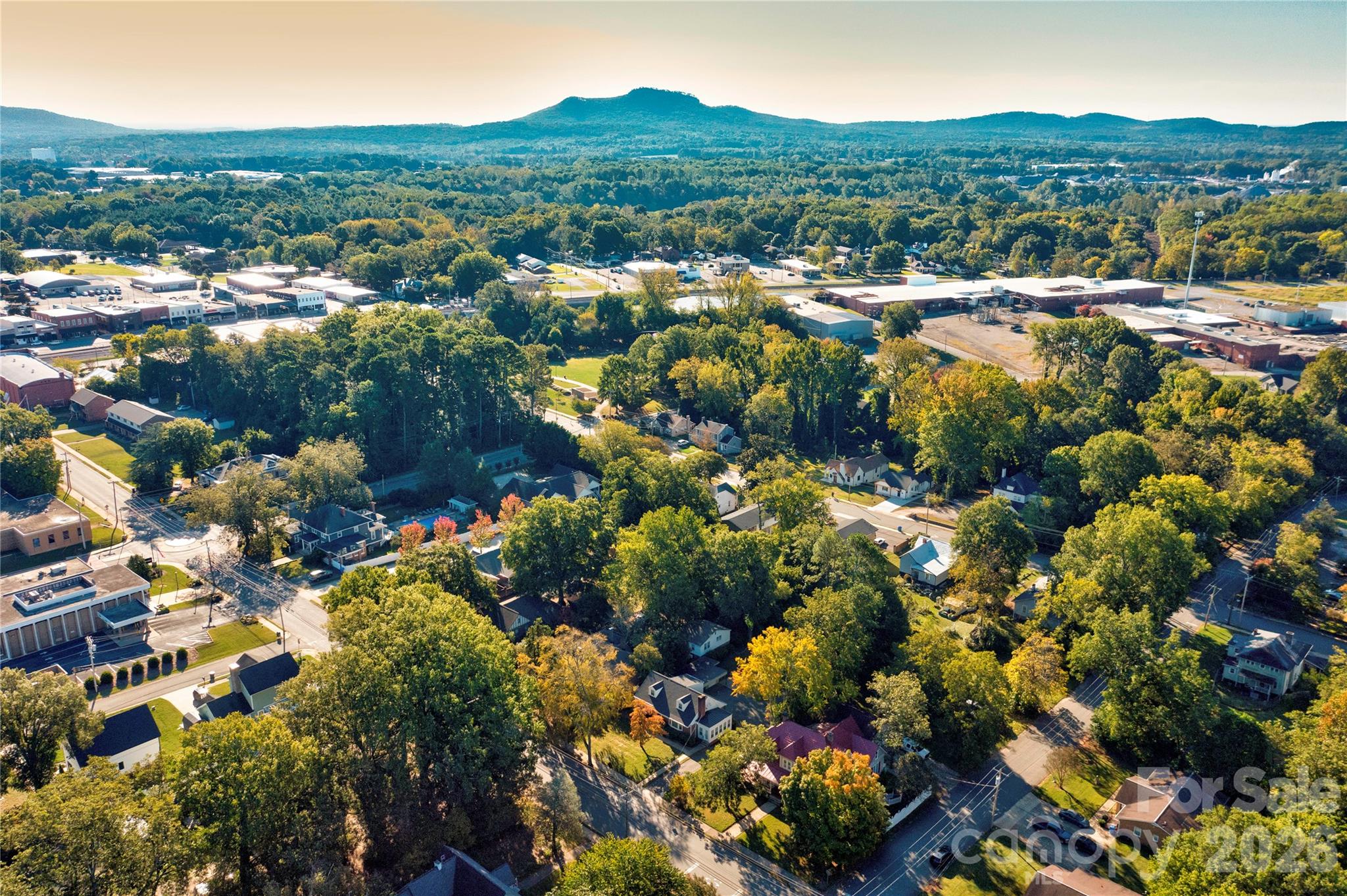 Aerial - 309 West Mountain Street, Kings Mountain
