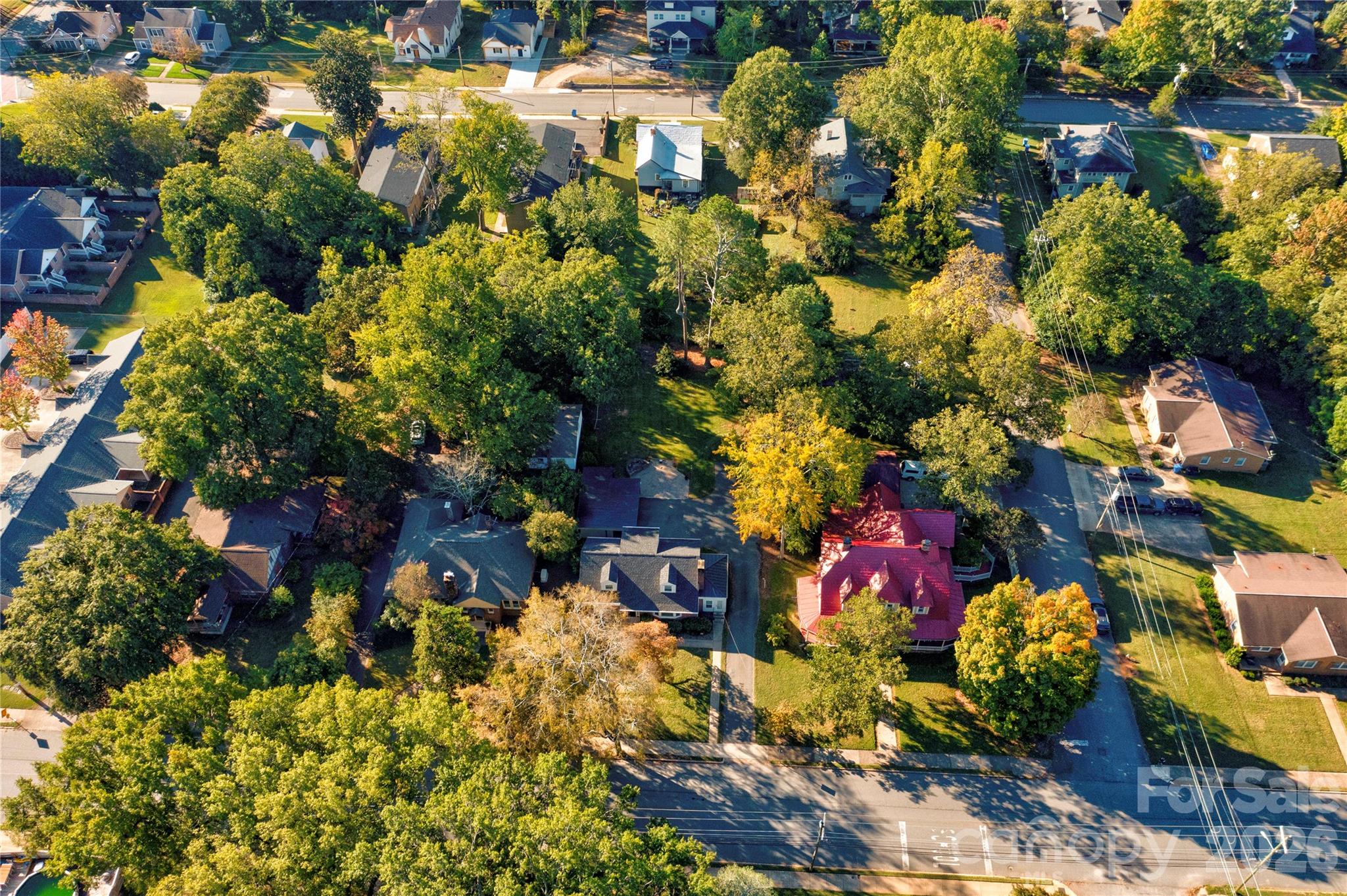 Aerial - 309 West Mountain Street, Kings Mountain