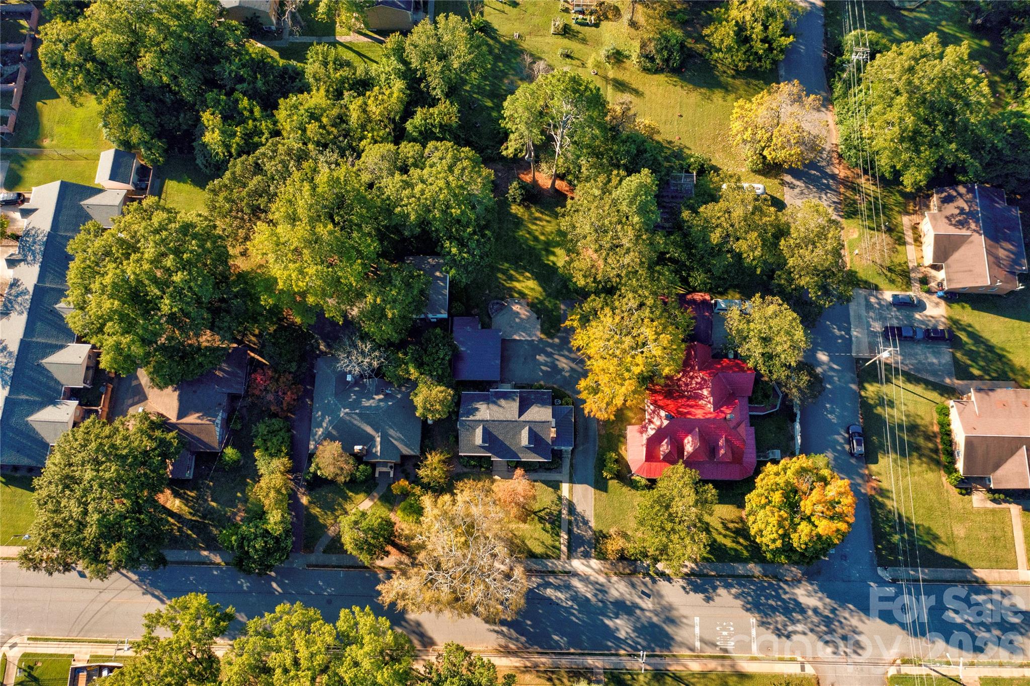 Aerial - 309 West Mountain Street, Kings Mountain