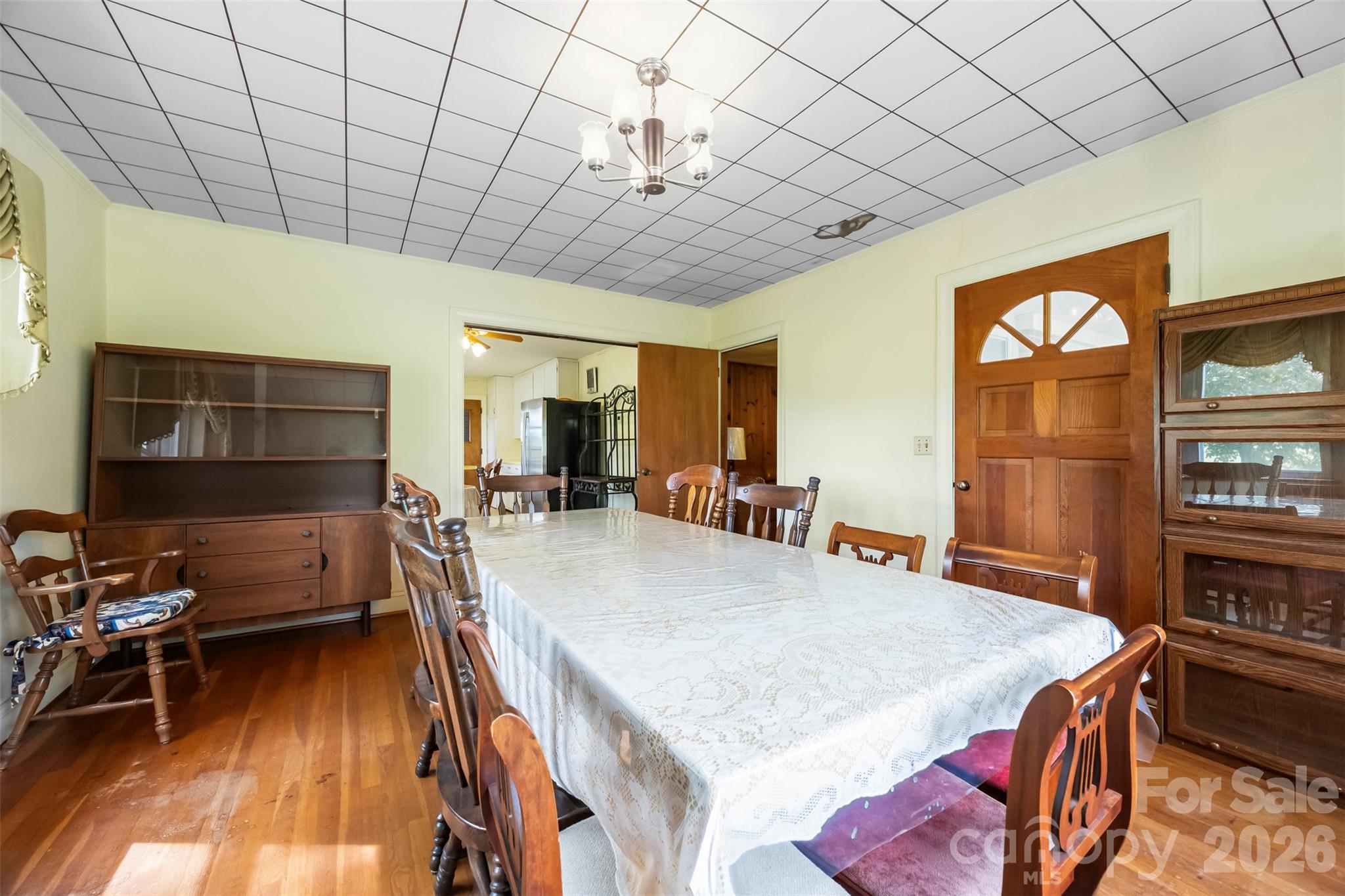 There is also an exterior entrance into the dining room from the front porch. - 2925 Fallston Waco Road, Shelby