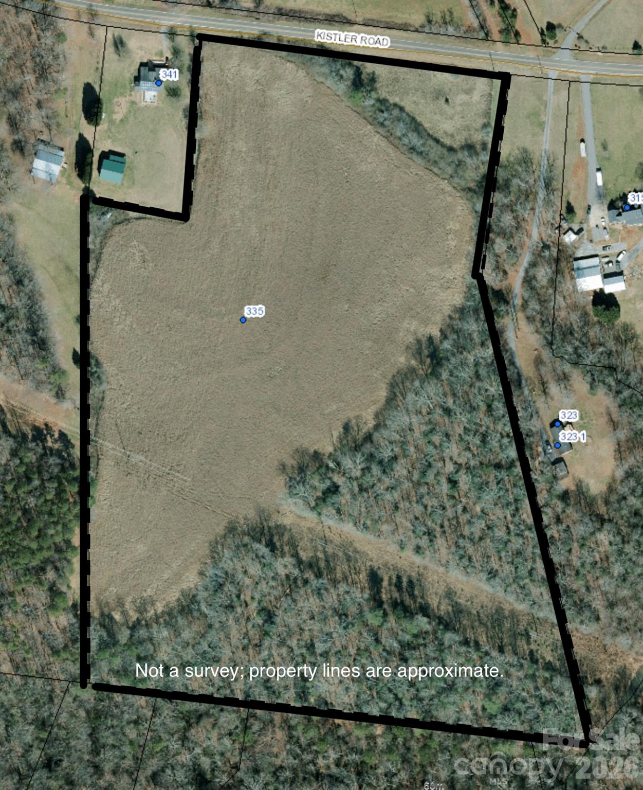 Acreage at 335 Kistler Road, Lawndale, photo 4 of 10
